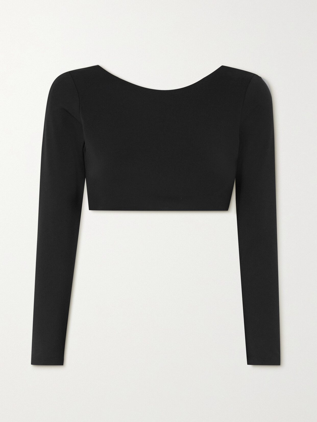 Port de Bras Tulip Cropped Stretch-jersey Top