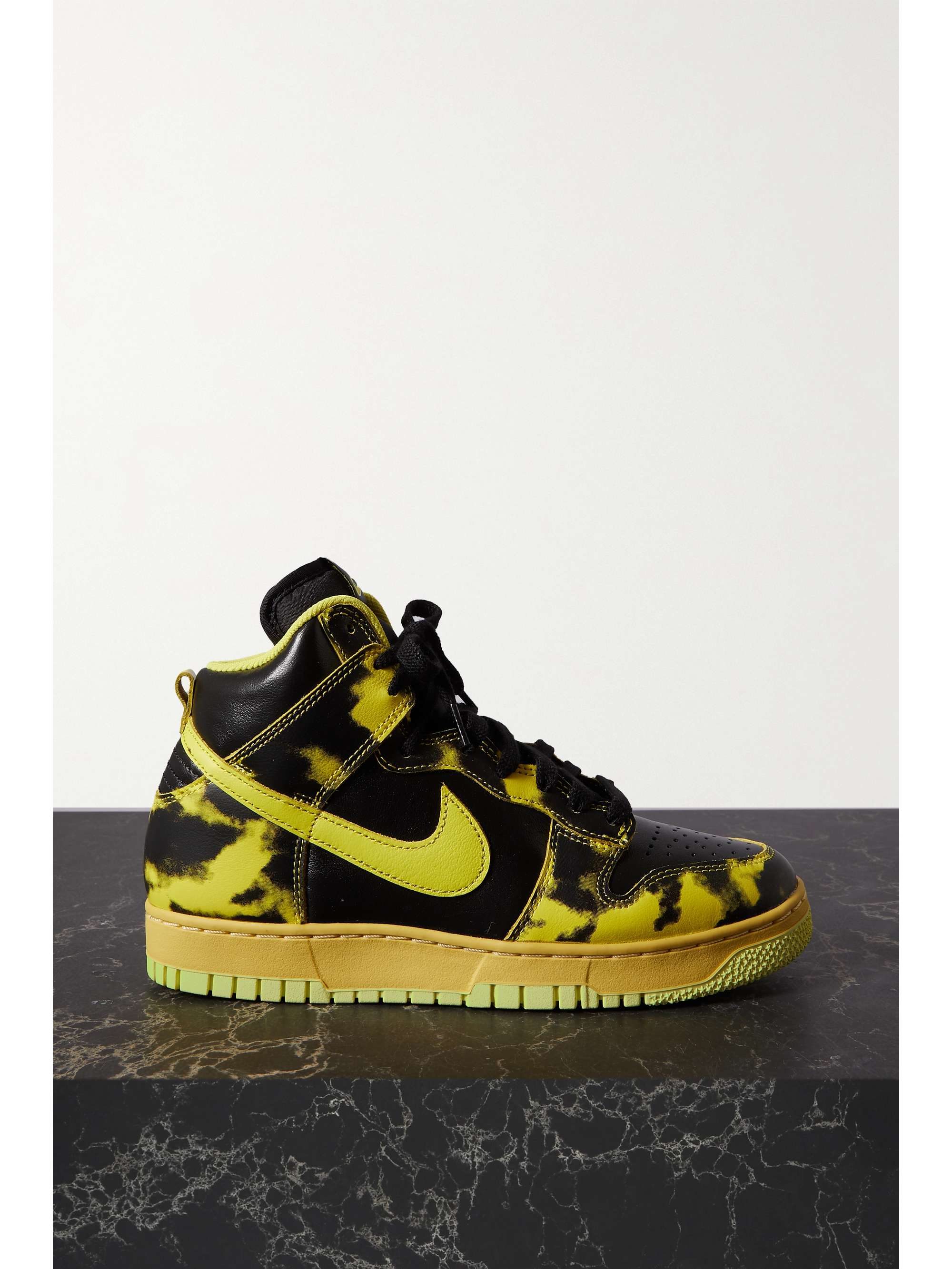 high top yellow dunks