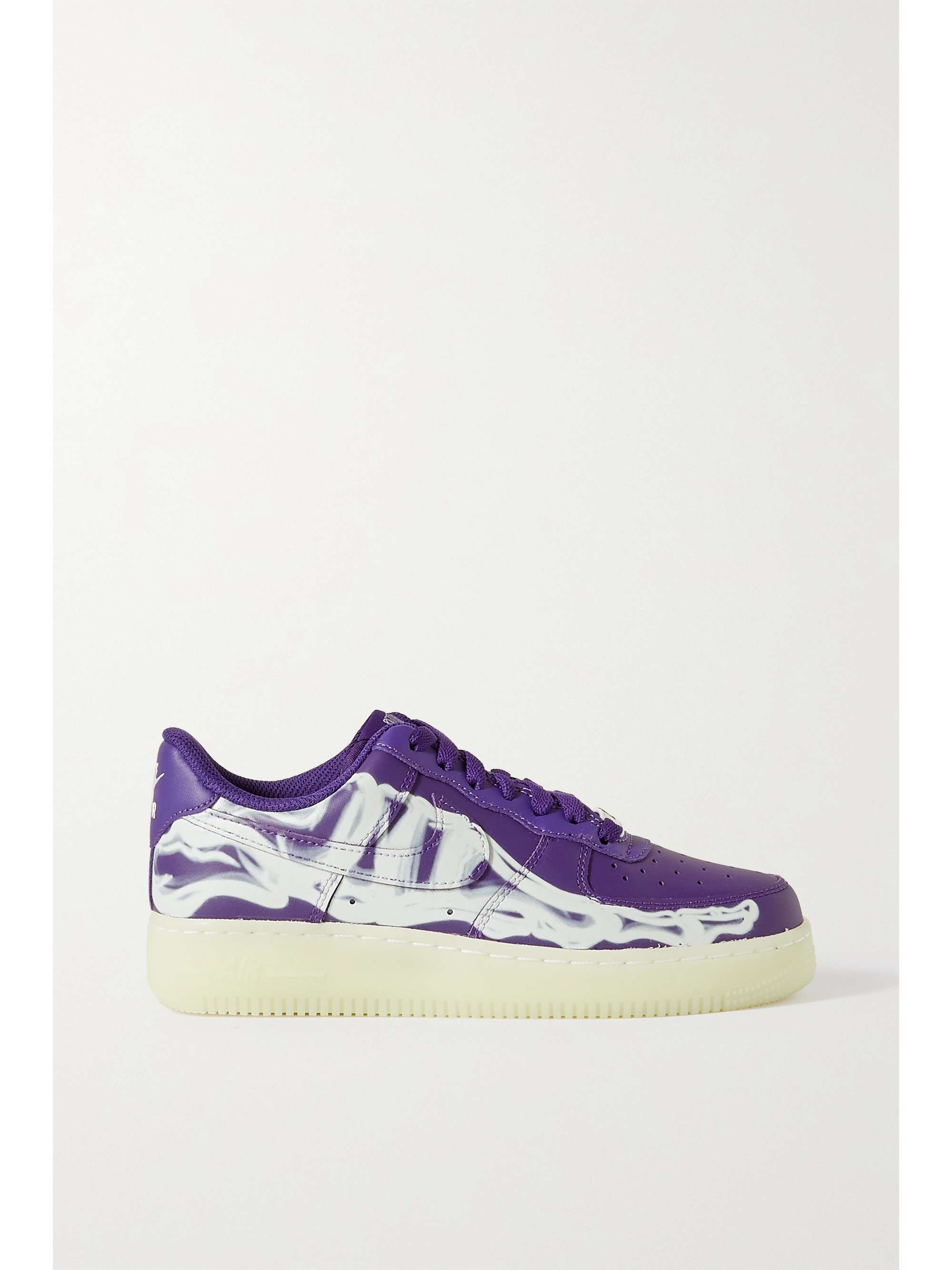 Purple Air Force 1 Skeleton printed 
