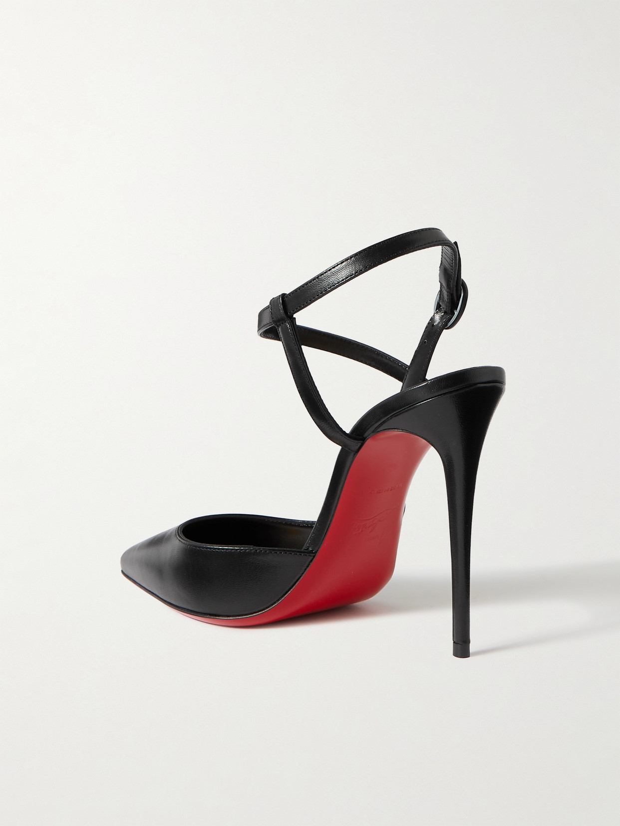 【正規品直輸入】 Louboutin Christian Womens Speccio Star 100 Jenlove Black 靴