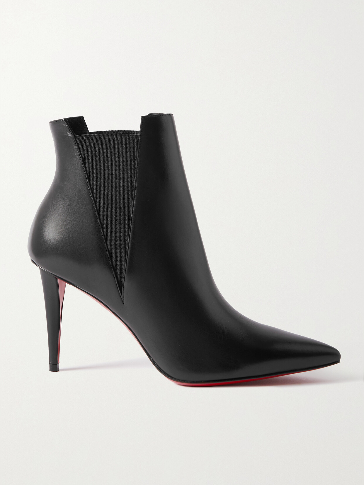 Christian Louboutin Astribooty 85 Leather Ankle Boots - Black