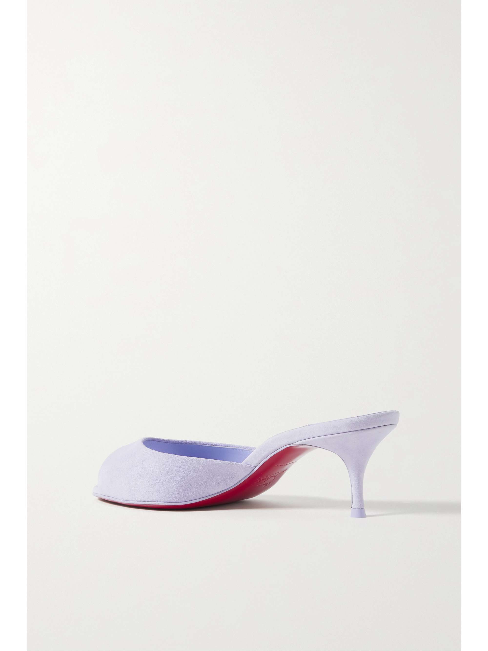 CHRISTIAN LOUBOUTIN حذاء ميول Me Dolly من جلد السويد مع كعب بارتفاع 55 مم