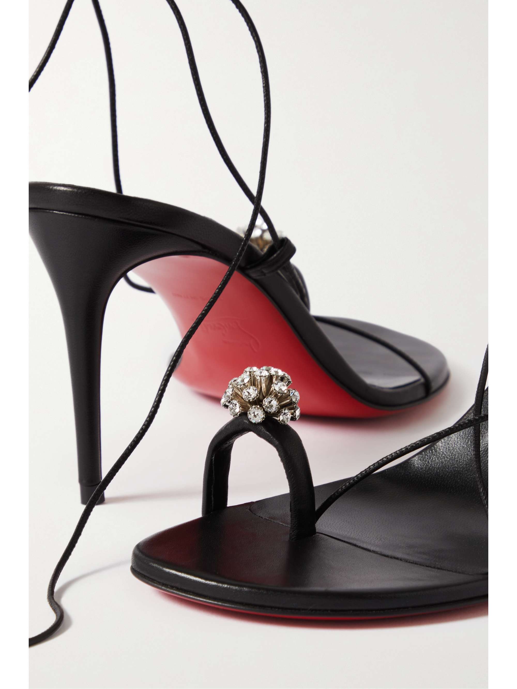christian louboutin crystal sandals