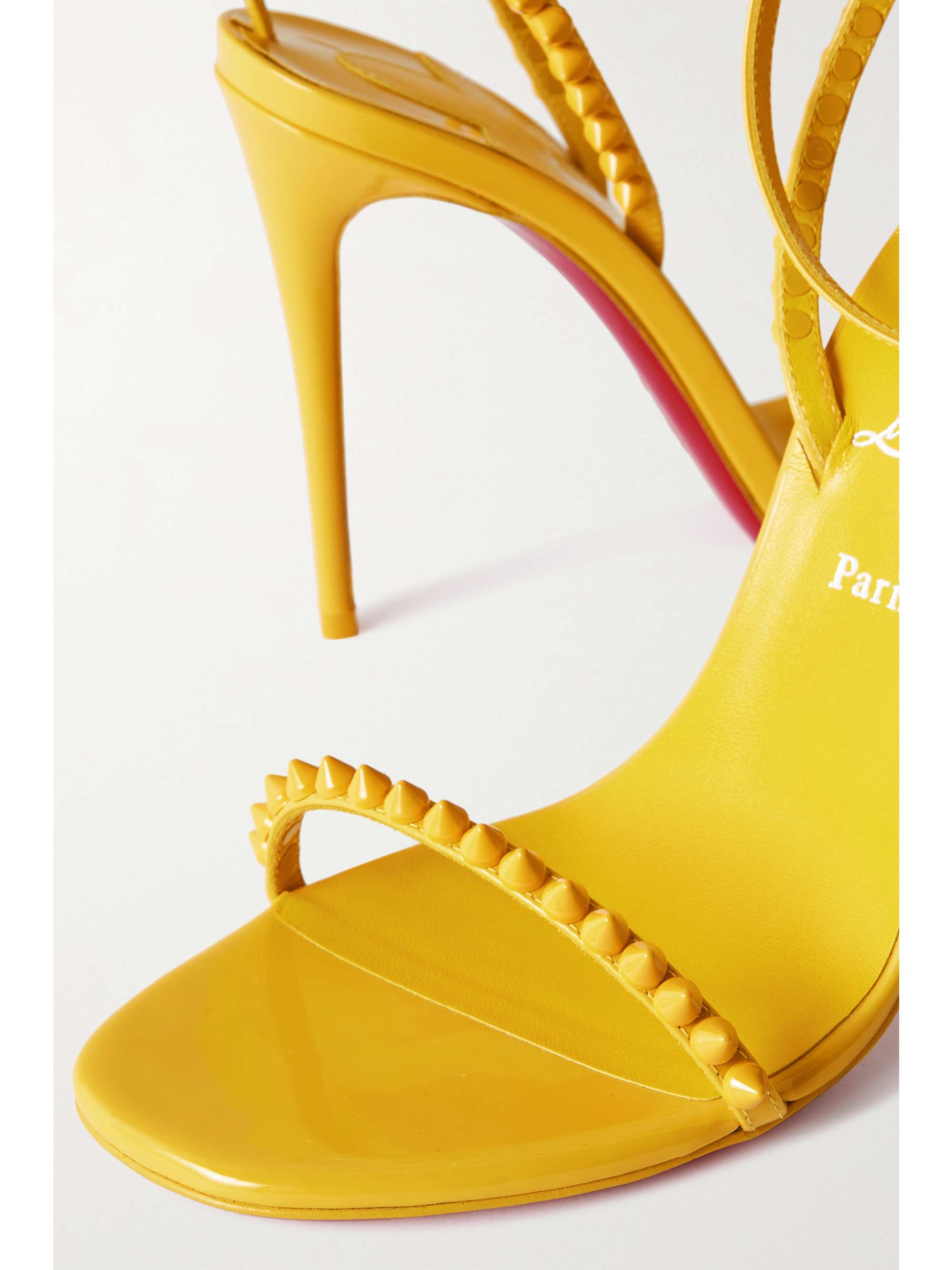 CHRISTIAN LOUBOUTIN So Me 100 spiked leather sandals | NET-A-PORTER