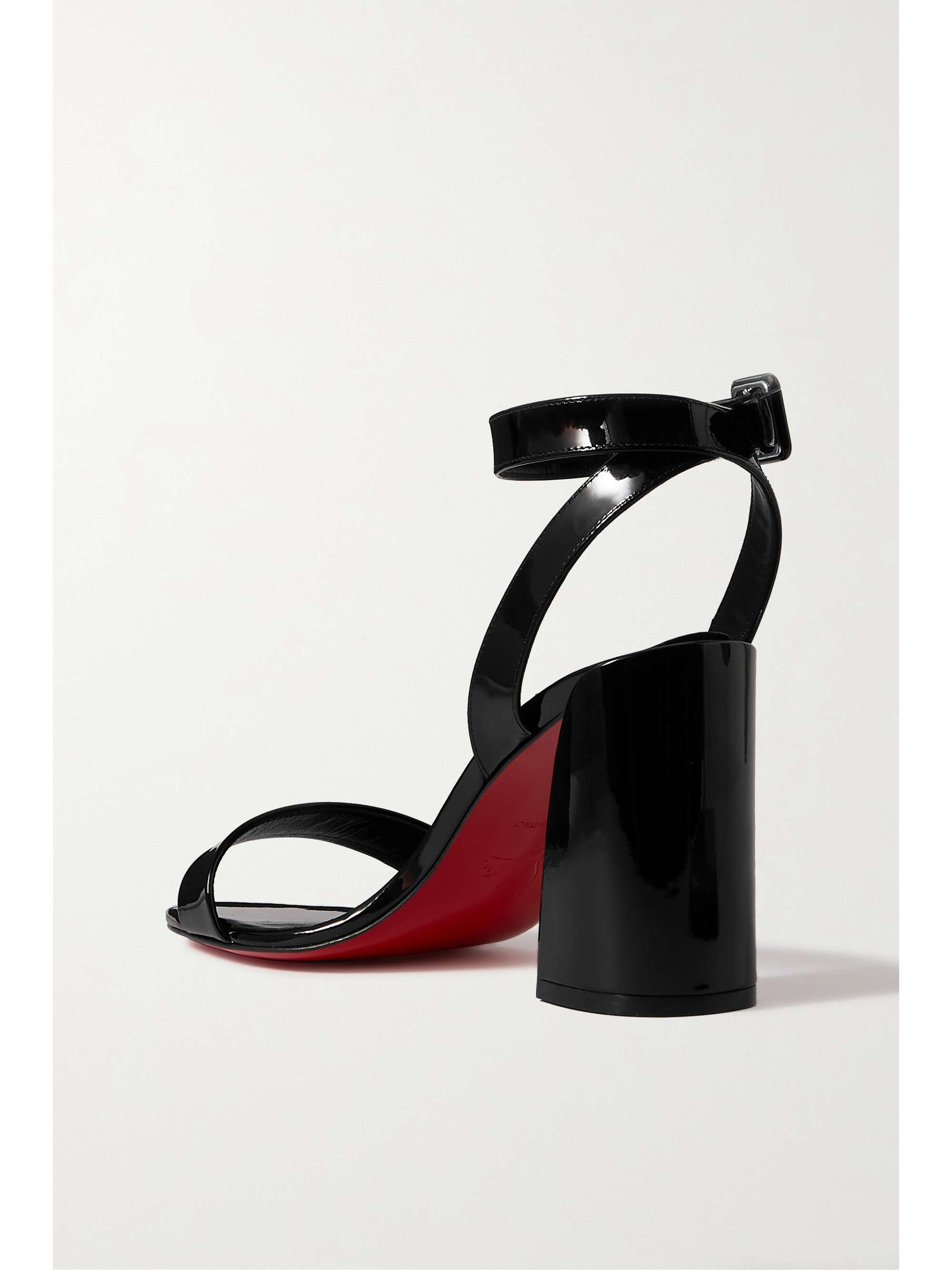 Miss Sabina 85 patent-leather sandals