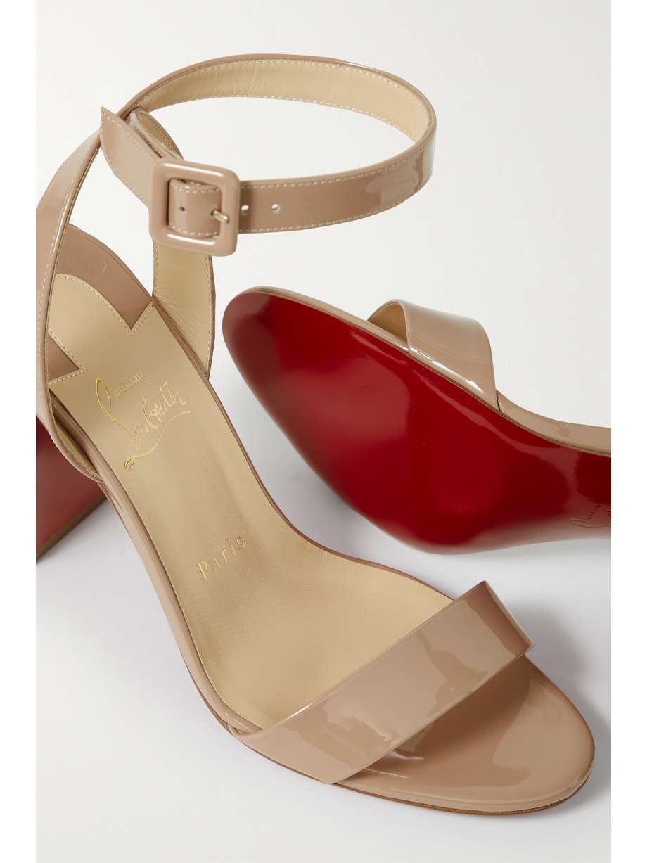 CHRISTIAN LOUBOUTIN Miss Sabina 85 patent-leather sandals | NET-A-PORTER ES