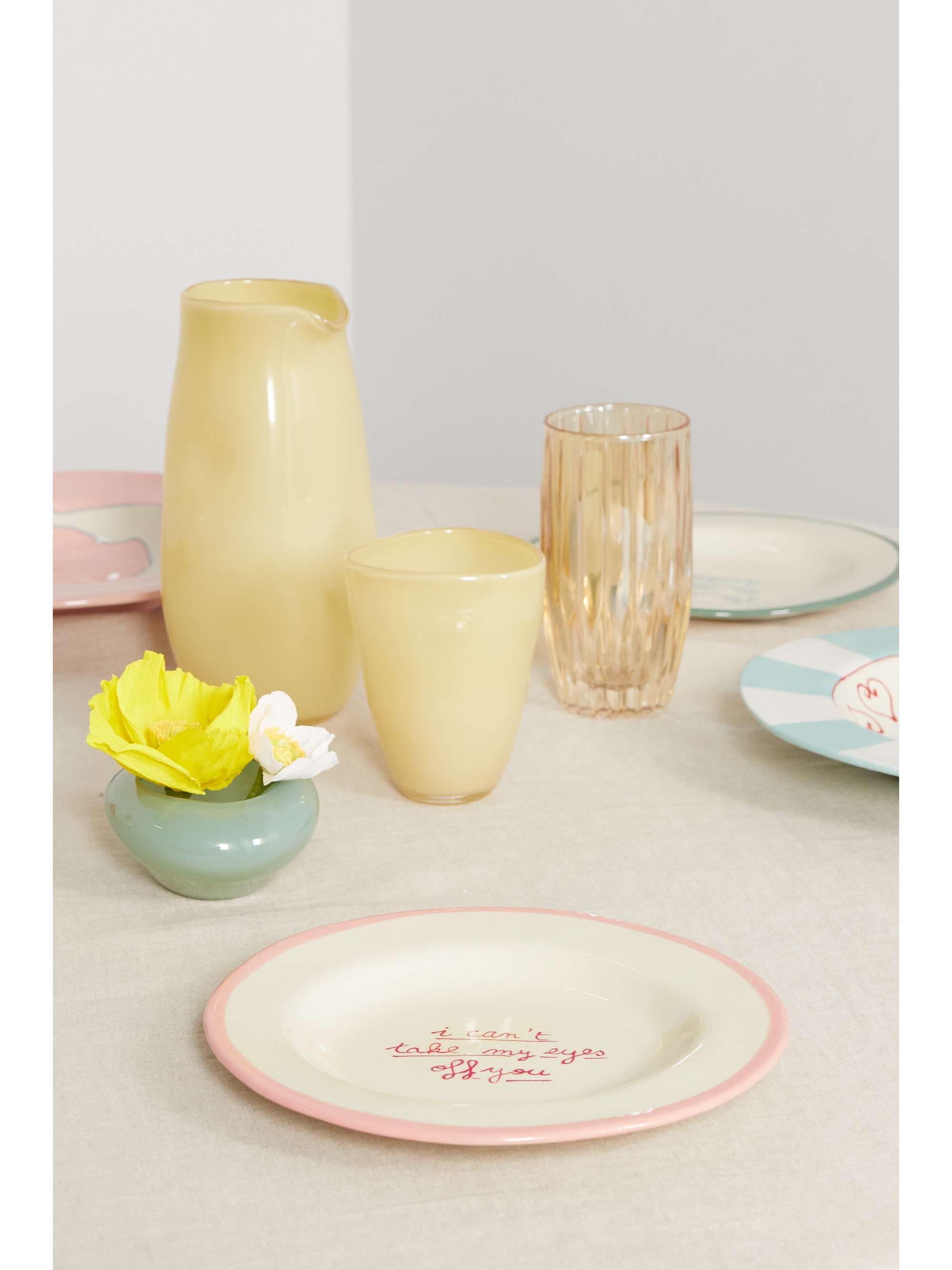 LAETITIA ROUGET I Can't Take My Eyes Off You 20cm ceramic dessert plate