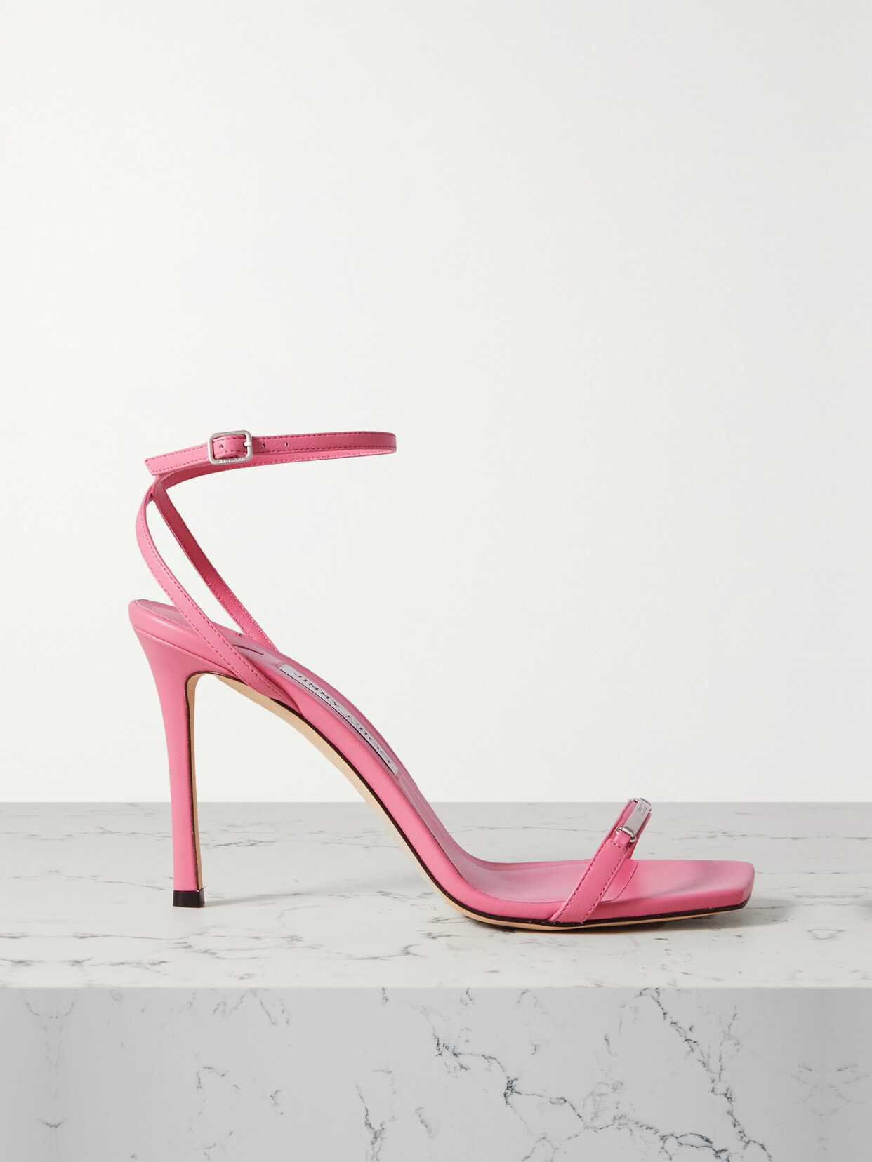 Jimmy Choo Jaxon 95 Leather Sandals