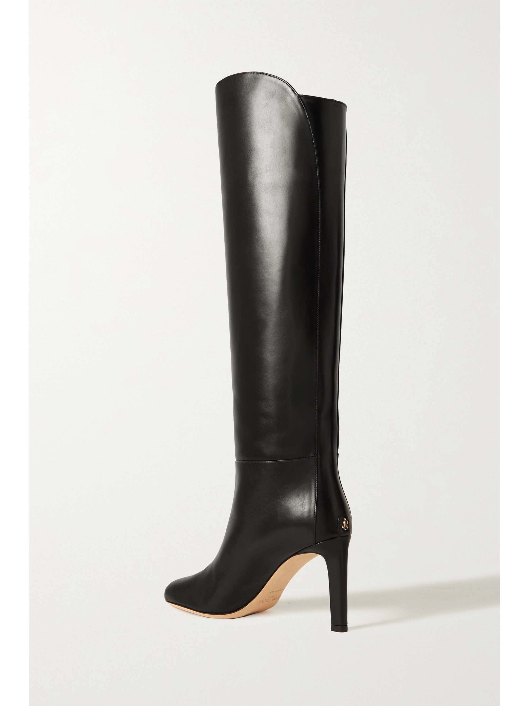 JIMMY CHOO Karter 85 皮革及膝长靴