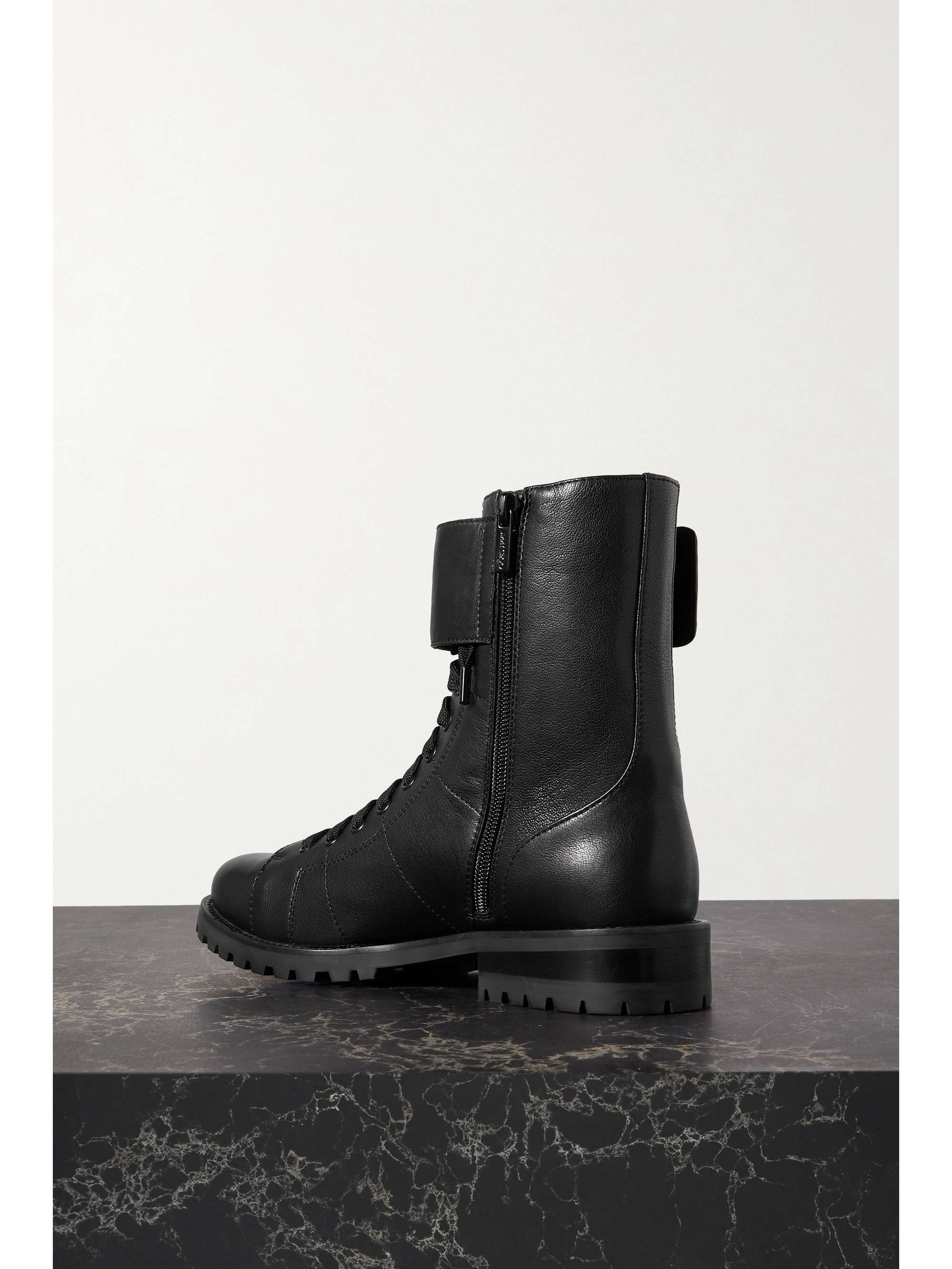 JIMMY CHOO Ceirus textured-leather ankle boots