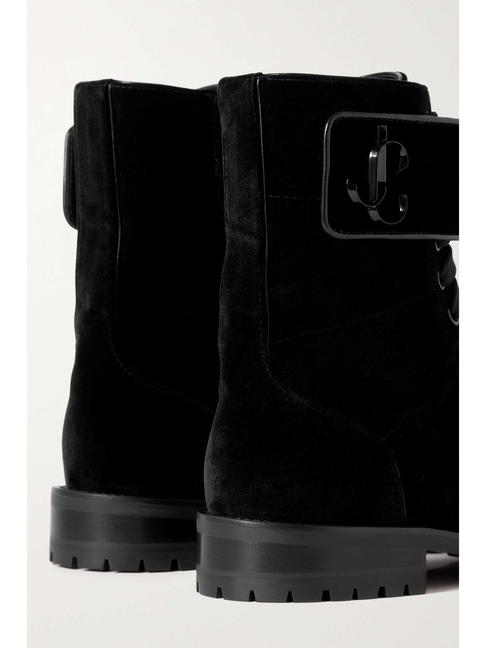 JIMMY CHOO Ceirus textured-leather ankle boots
