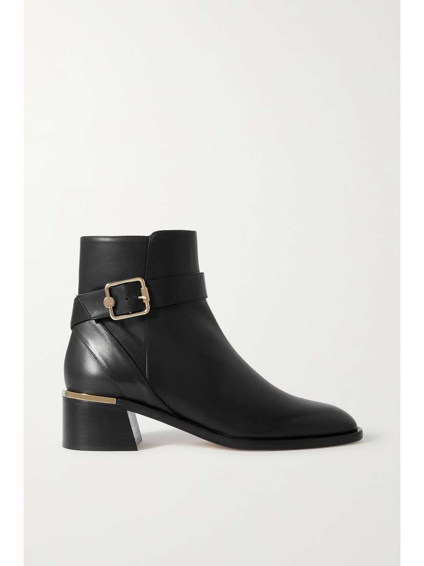 Jimmy Choo Clarice Leather Ankle Boots