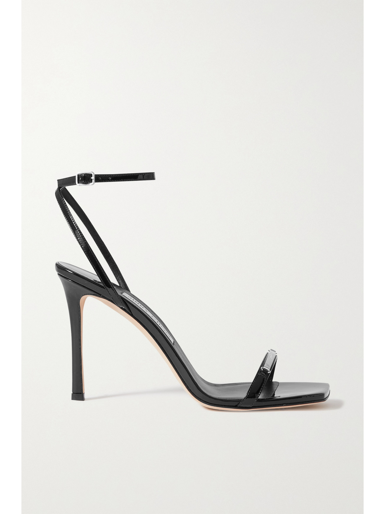 Jimmy Choo Jaxon 95 Patent-leather Sandals