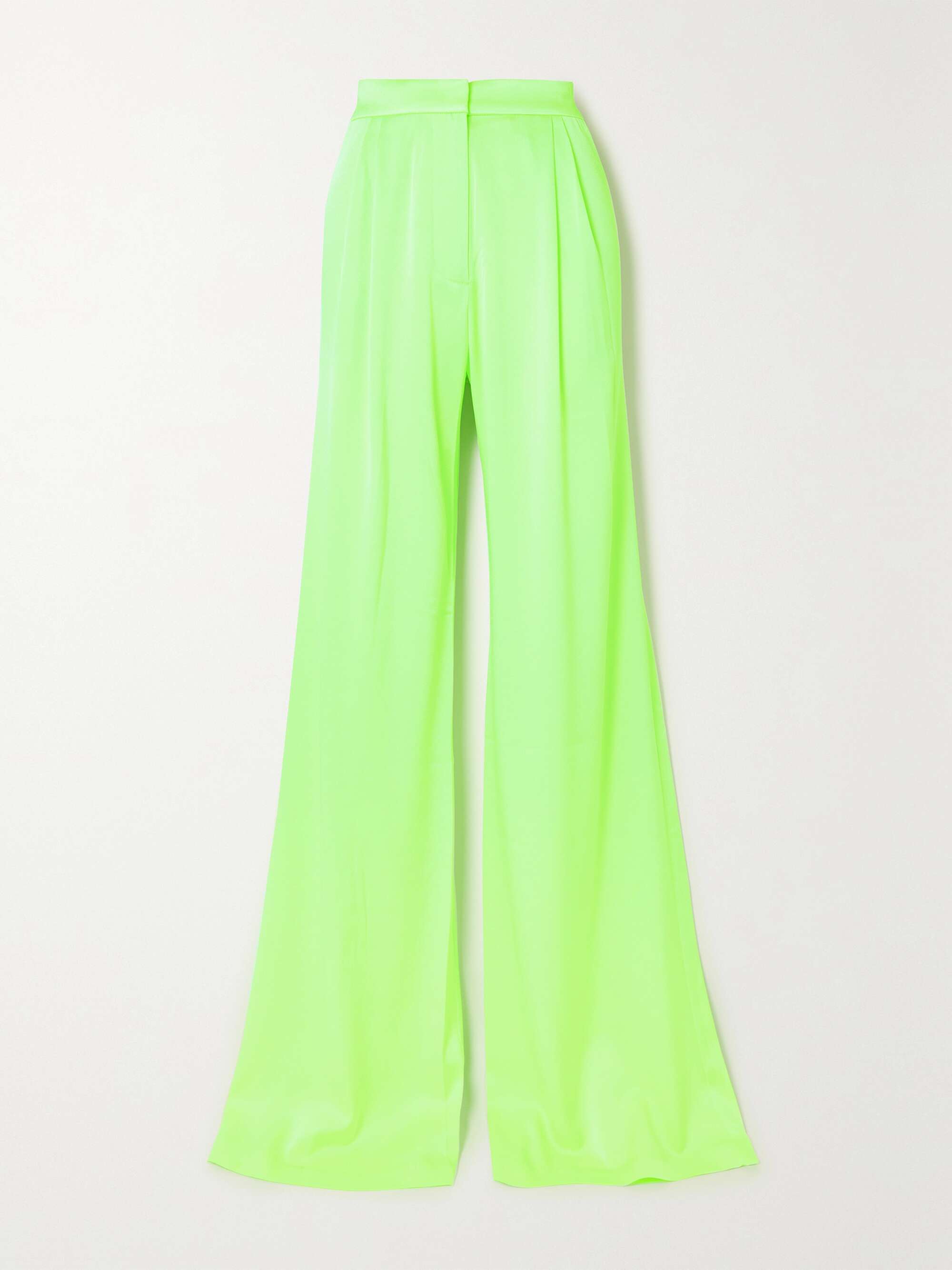 ALEX PERRY Hutton satin-crepe wide-leg pants | NET-A-PORTER