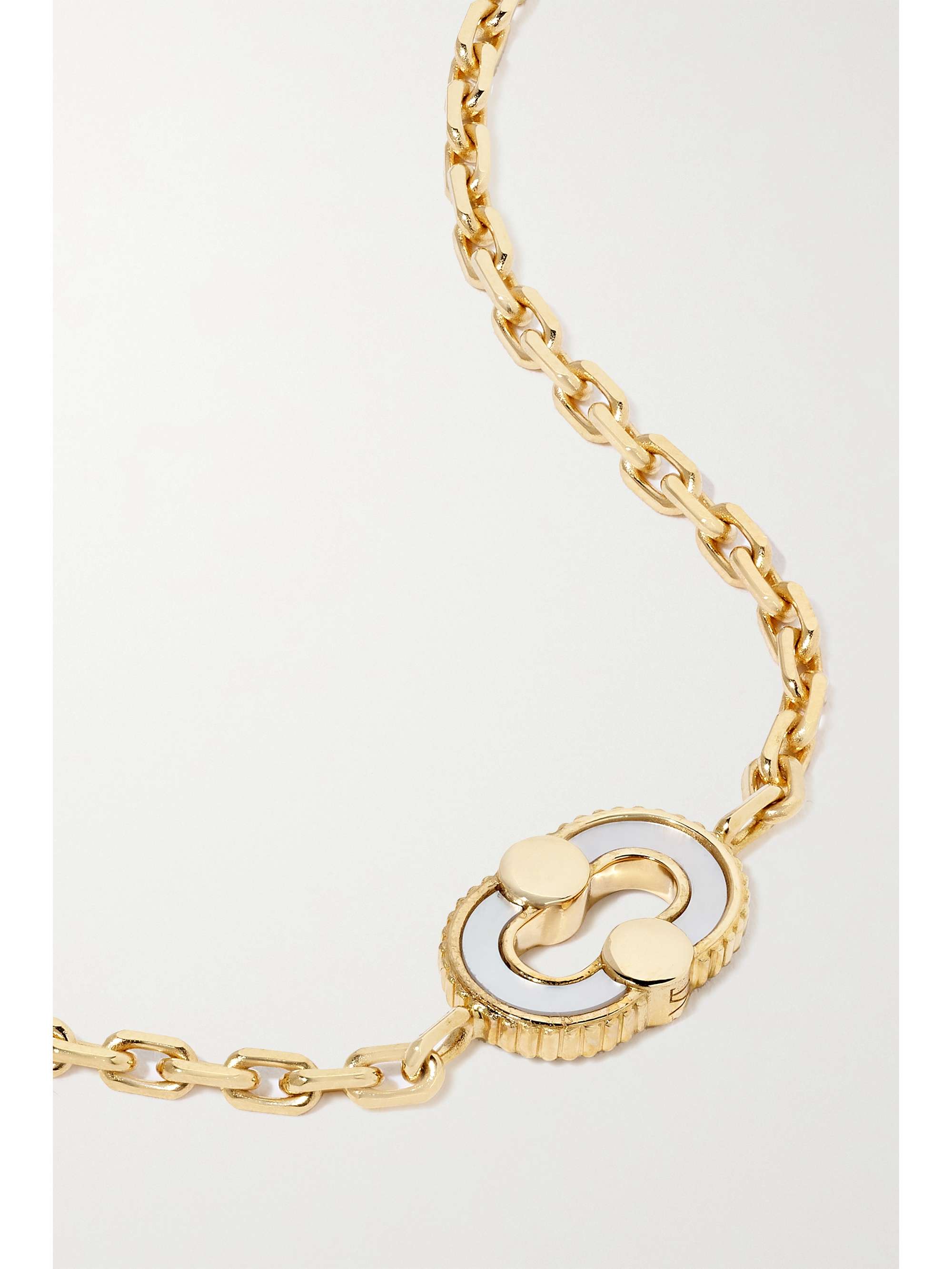 VILTIER Magnetic Recto-Verso 18-karat gold multi-stone bracelet