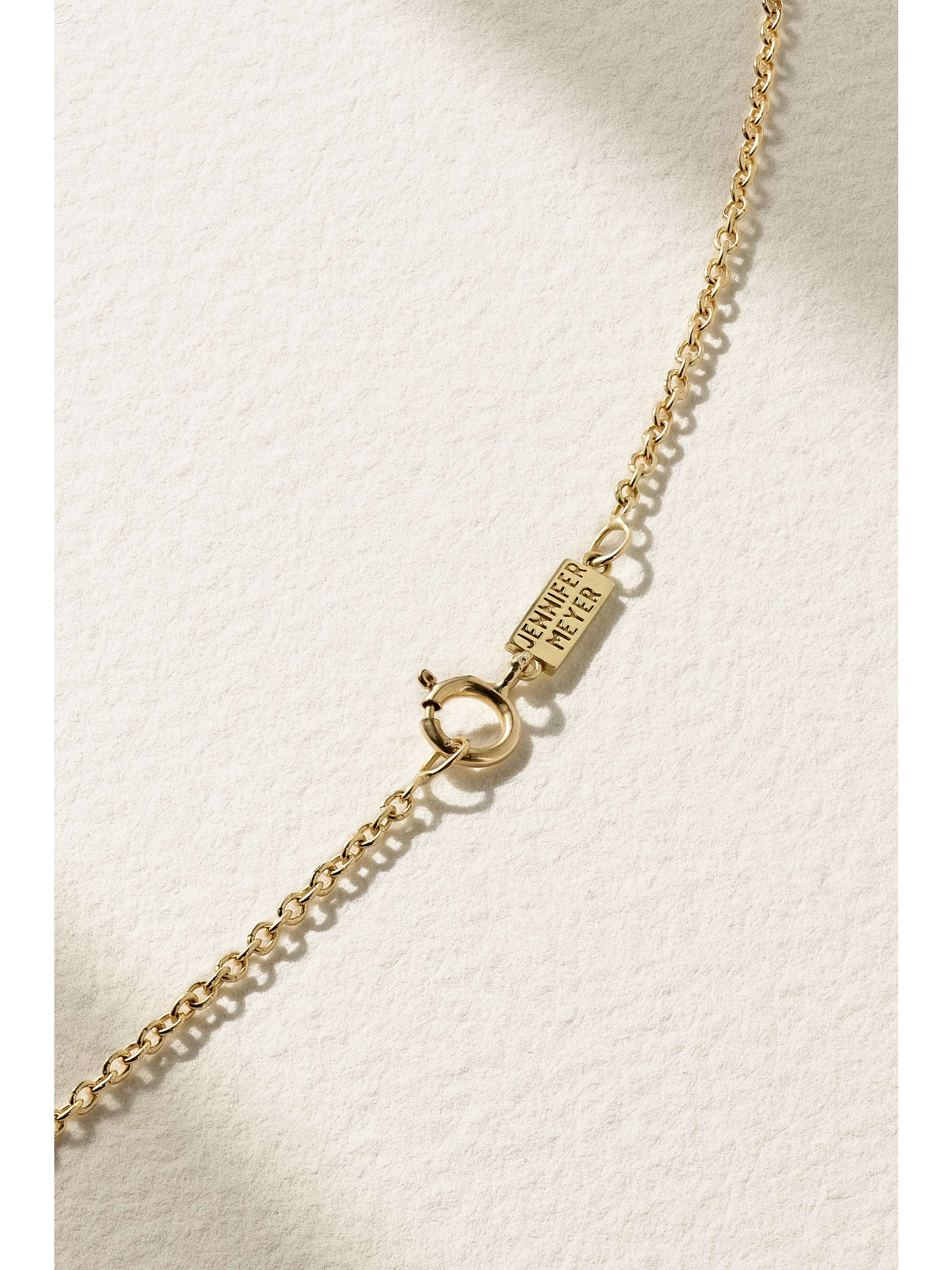 JENNIFER MEYER Small Edith 18-karat gold necklace