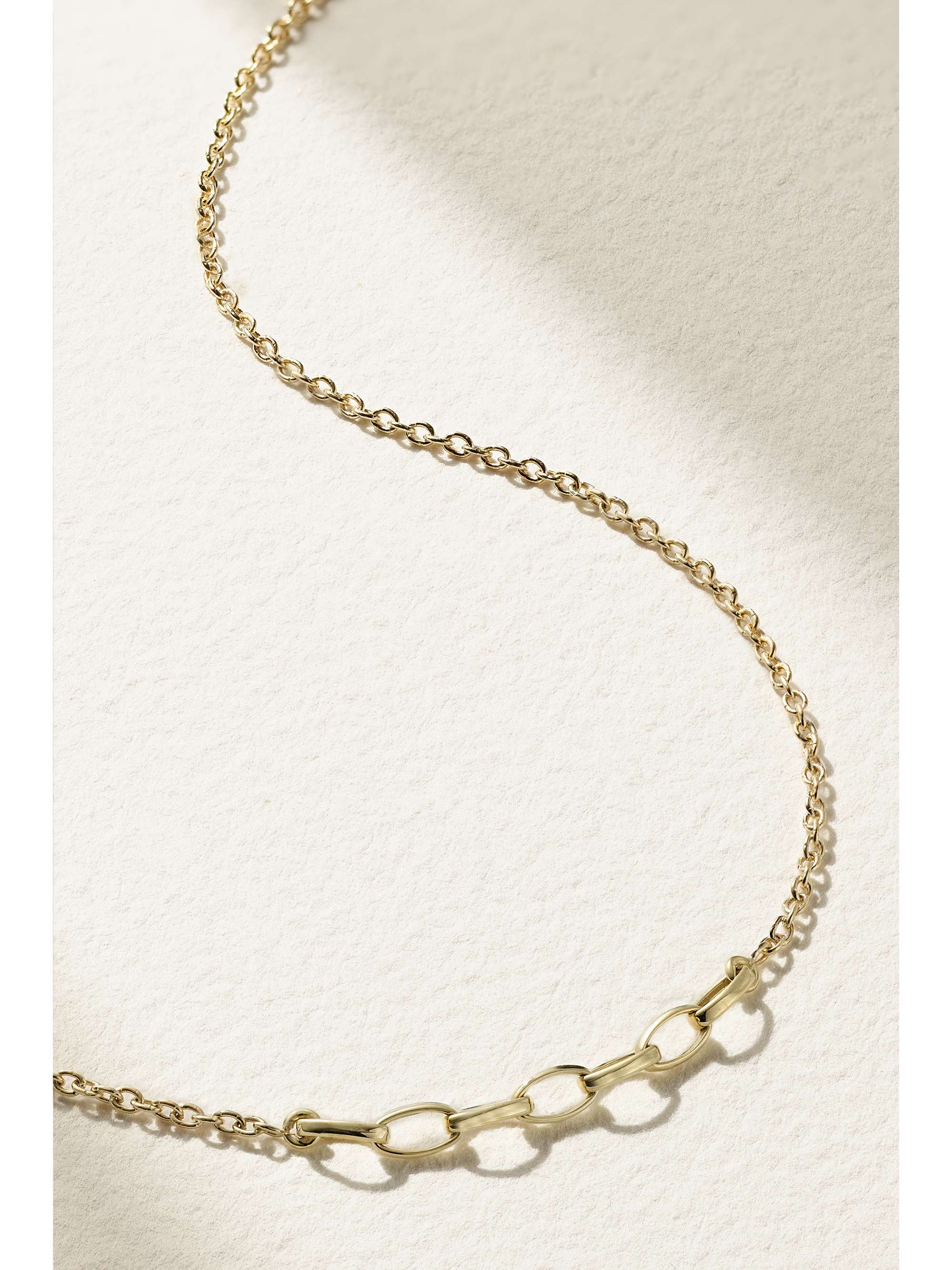 JENNIFER MEYER Small Edith 18-karat gold necklace