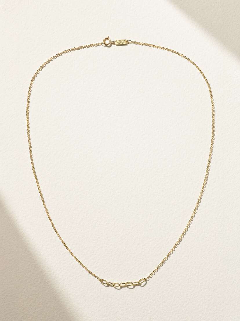 Jennifer Meyer Small Edith 18-karat Gold Necklace