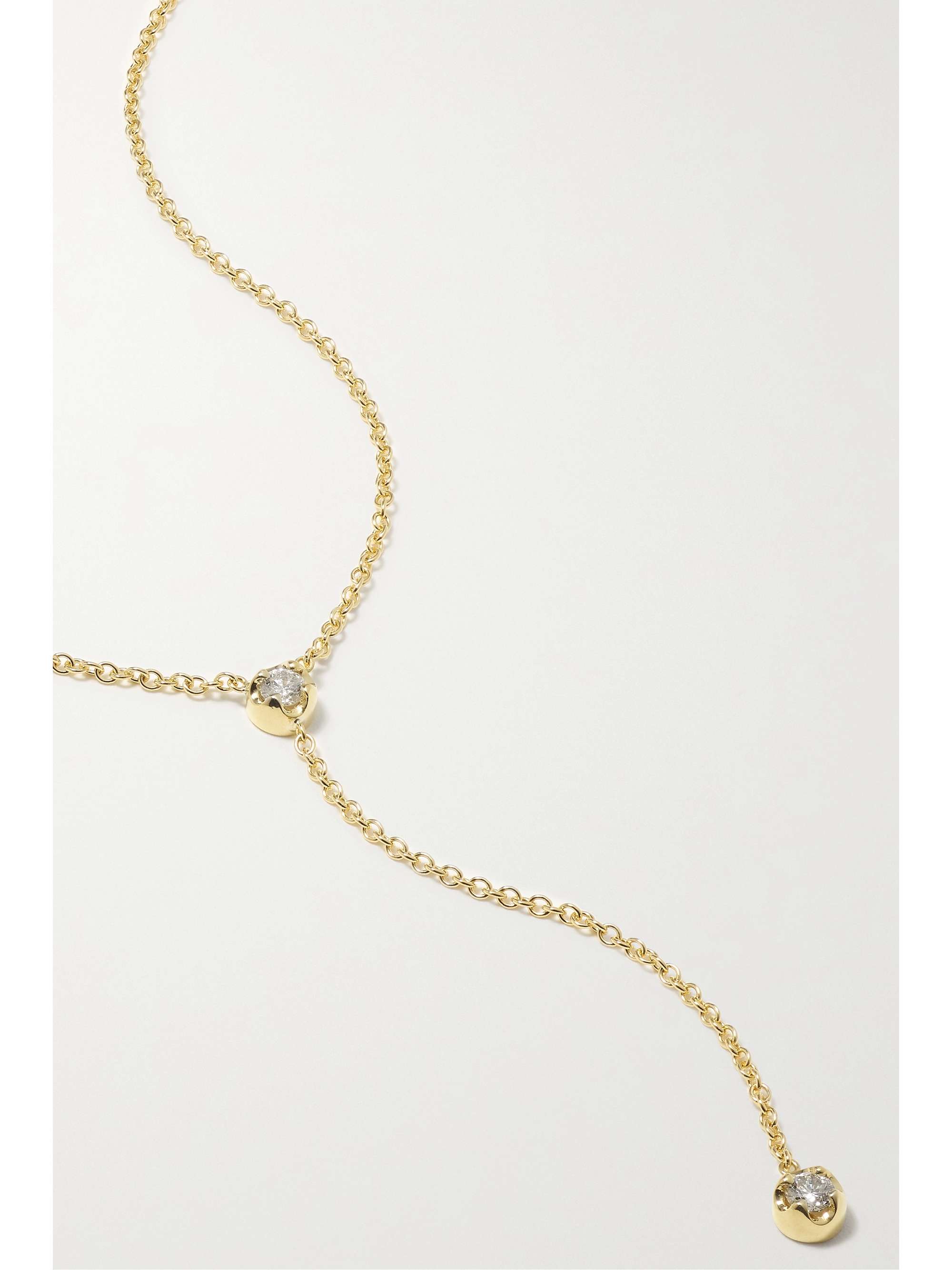 JENNIFER MEYER 18-karat gold diamond necklace