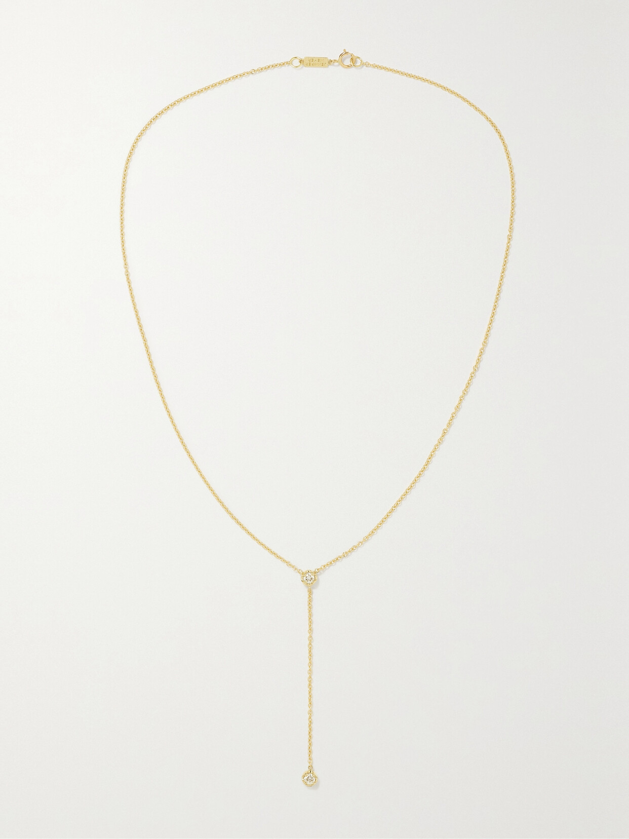 Jennifer Meyer 18-karat Gold Diamond Necklace