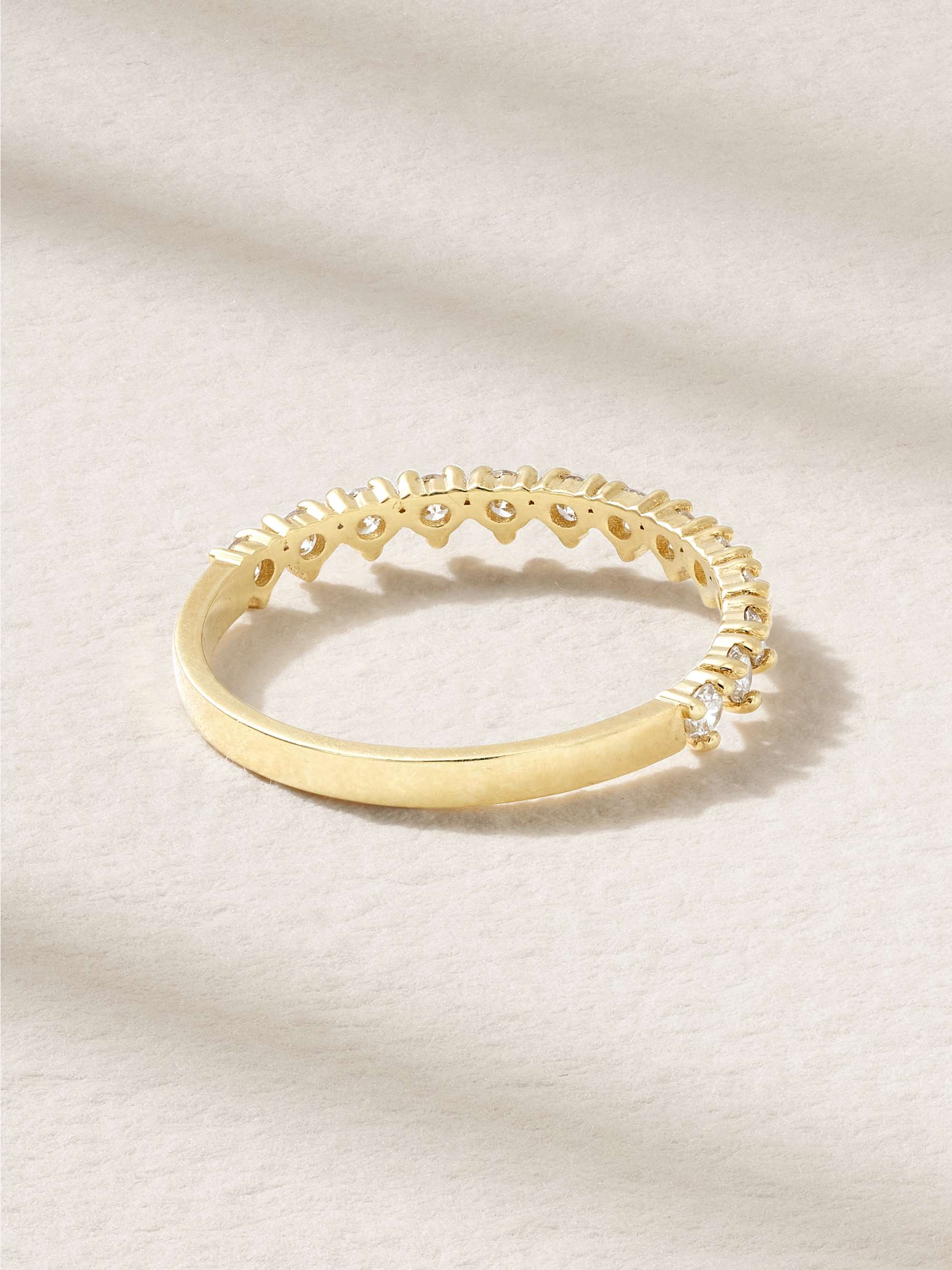 JENNIFER MEYER 18-karat gold diamond ring