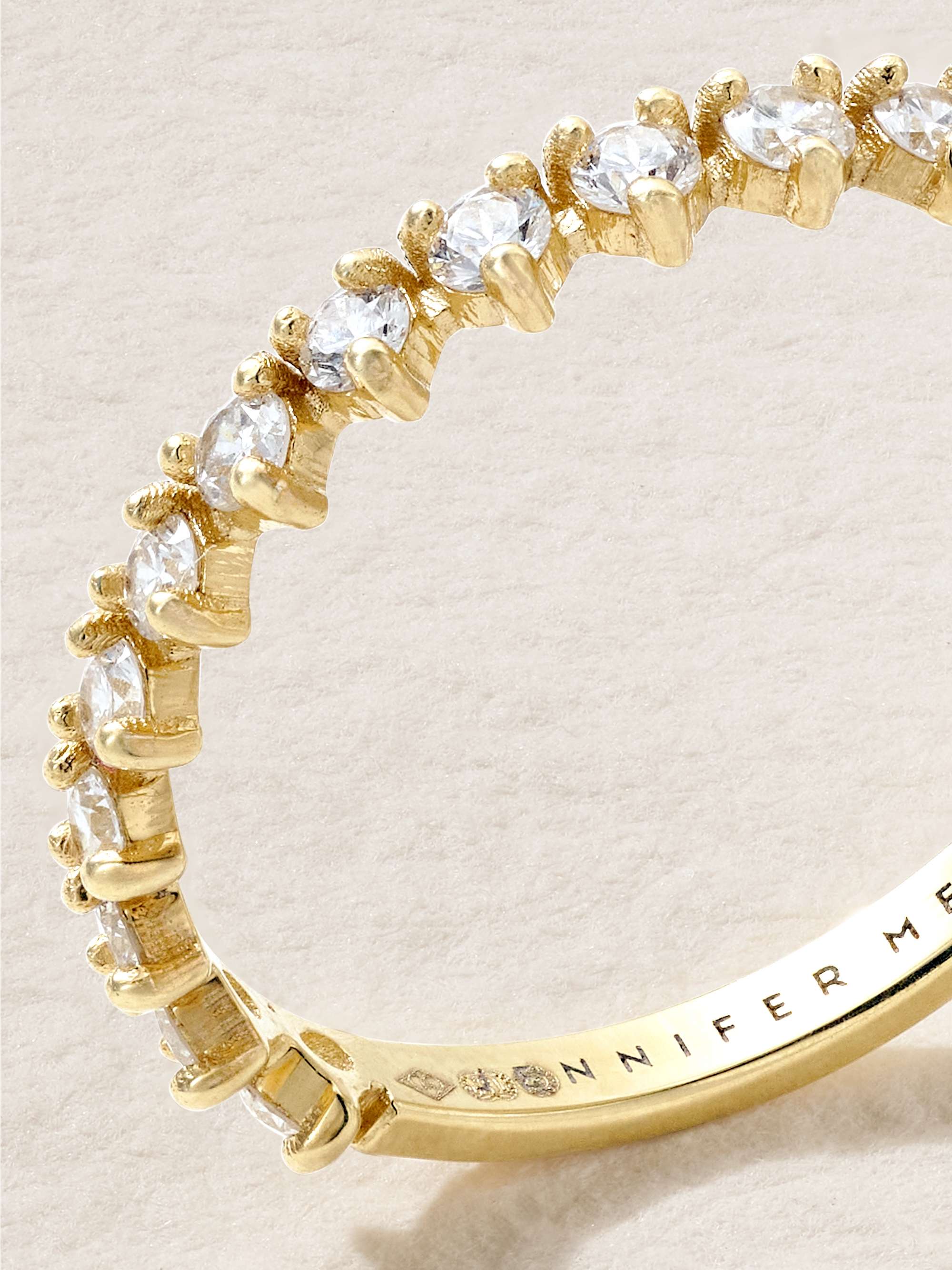 JENNIFER MEYER 18-karat gold diamond ring