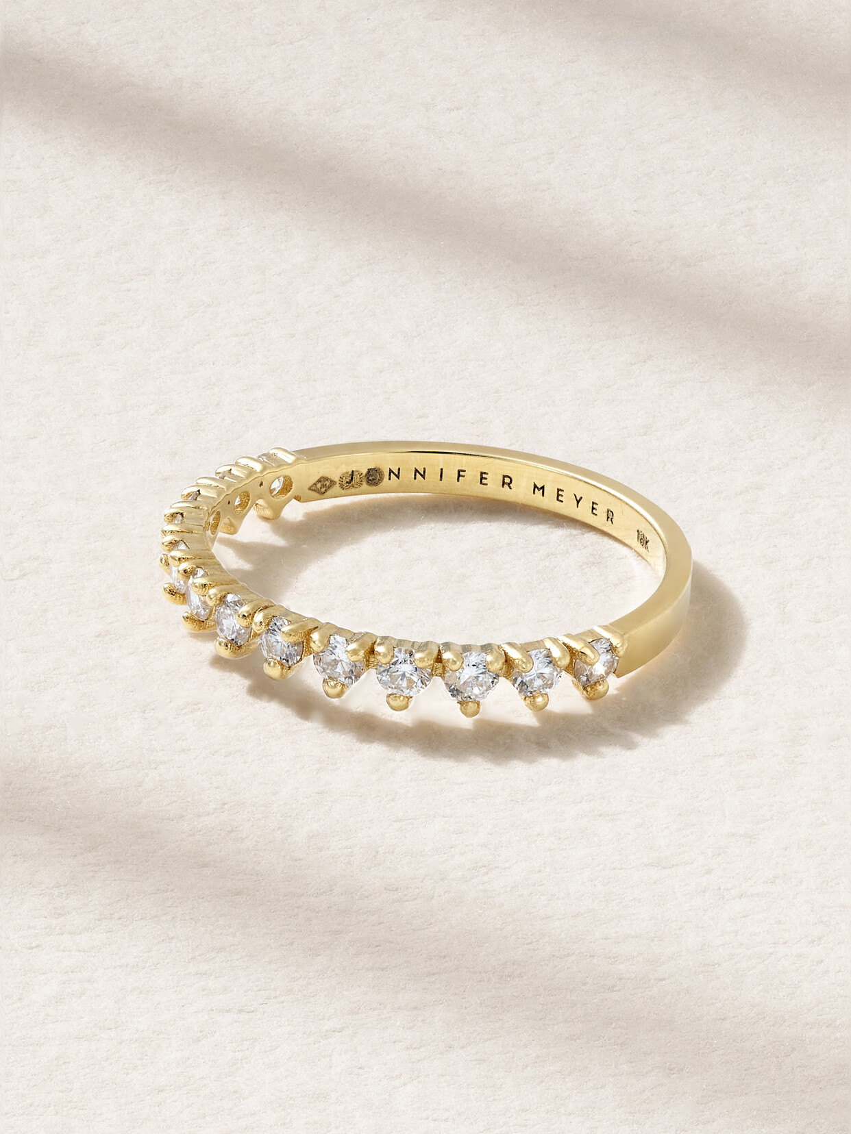 Jennifer Meyer 18-karat Gold Diamond Ring