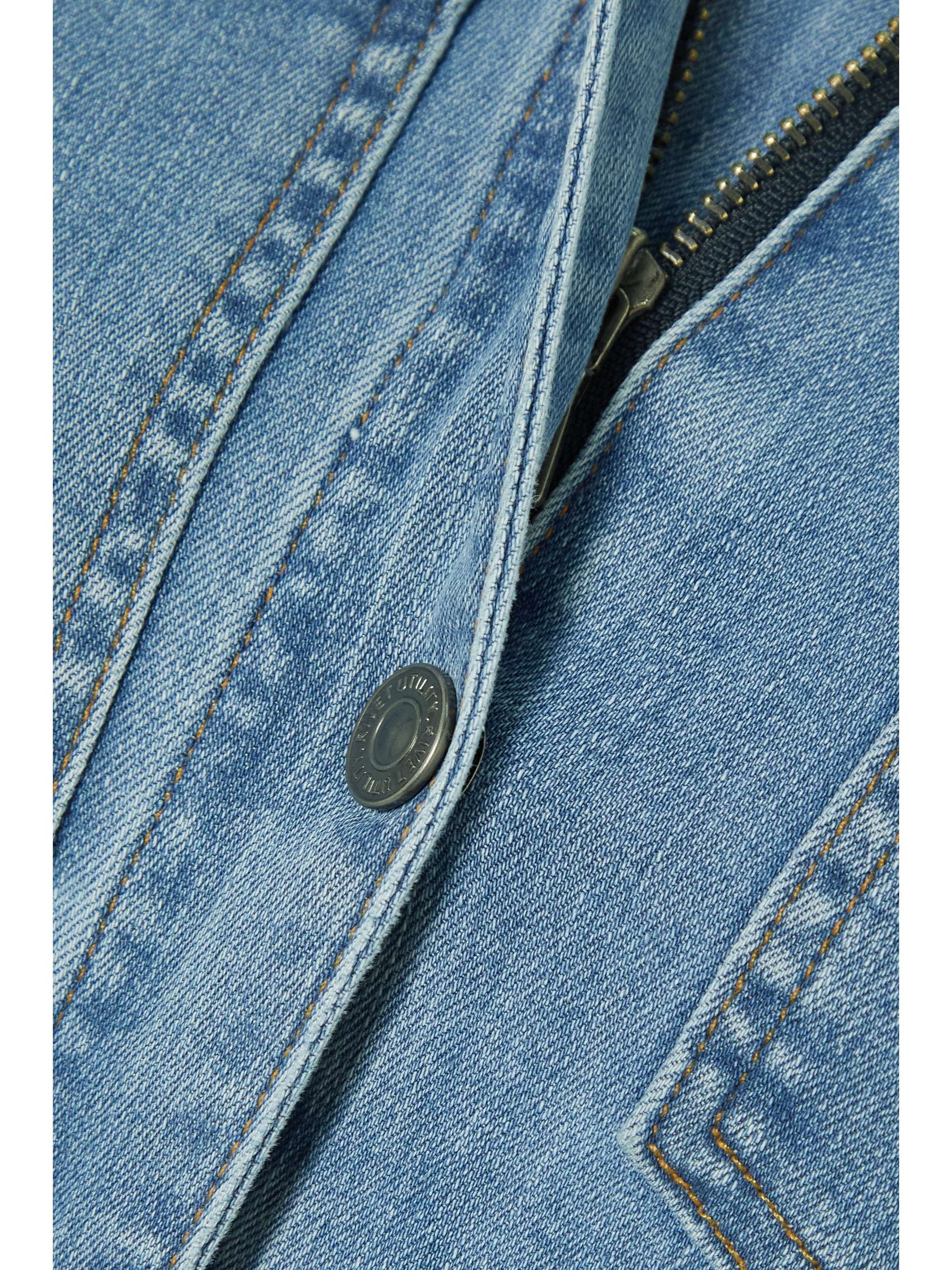 RIVET UTILITY Rulebreaker denim jumpsuit NETAPORTER