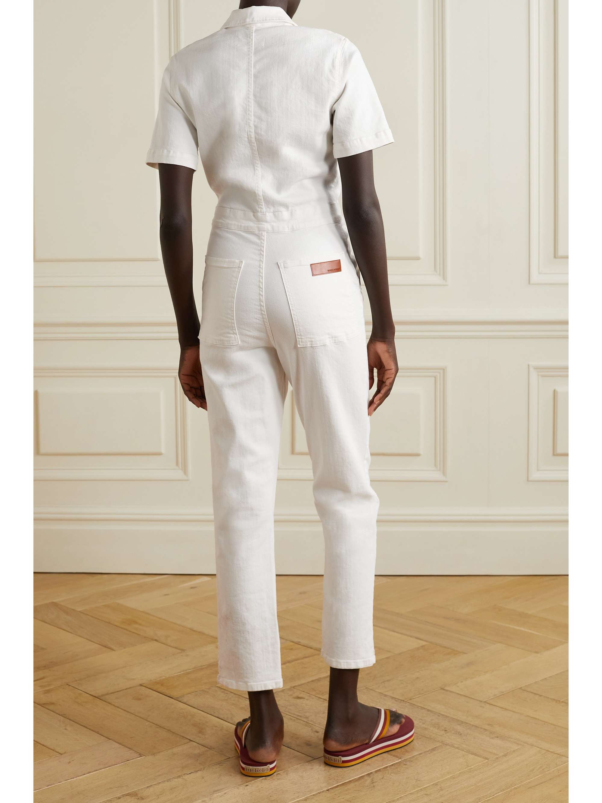 RIVET UTILITY Rebel denim jumpsuit NETAPORTER