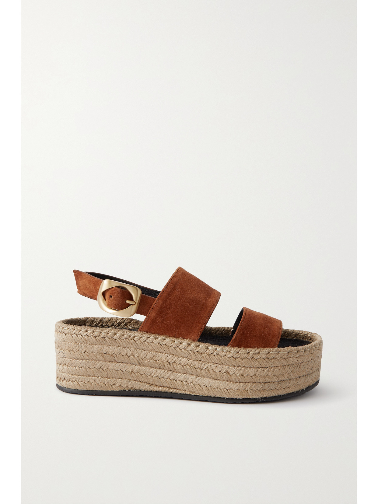 RAG & BONE ODYSSEY 80 SUEDE WEDGE ESPADRILLES