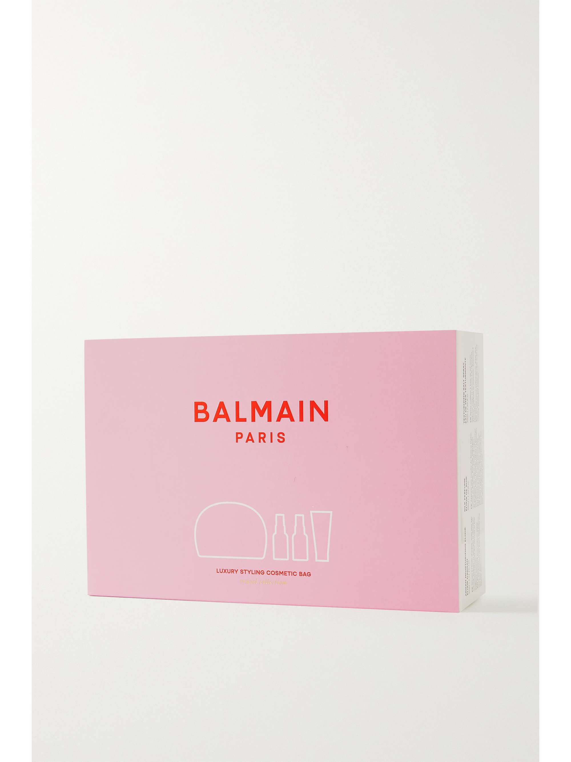 BALMAIN PARIS HAIR COUTURE Limited Edition Cosmetic Bag Set Love