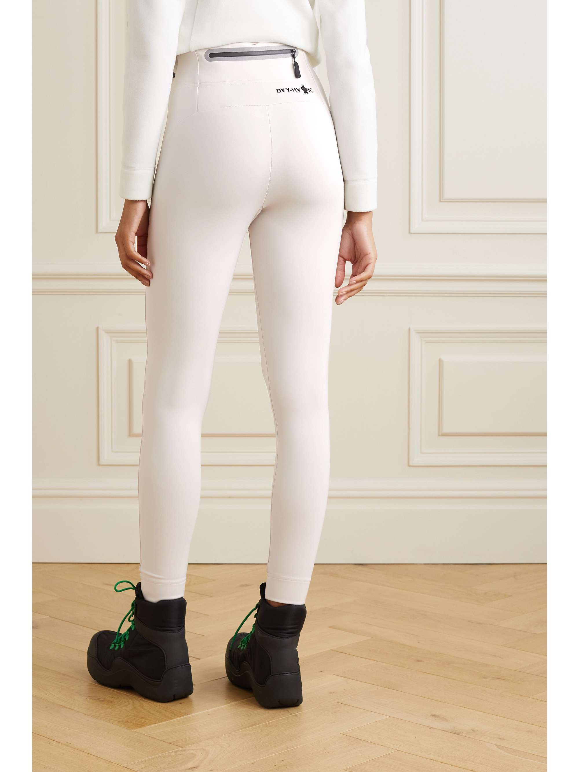 MONCLER GRENOBLE Printed stretch-jersey leggings