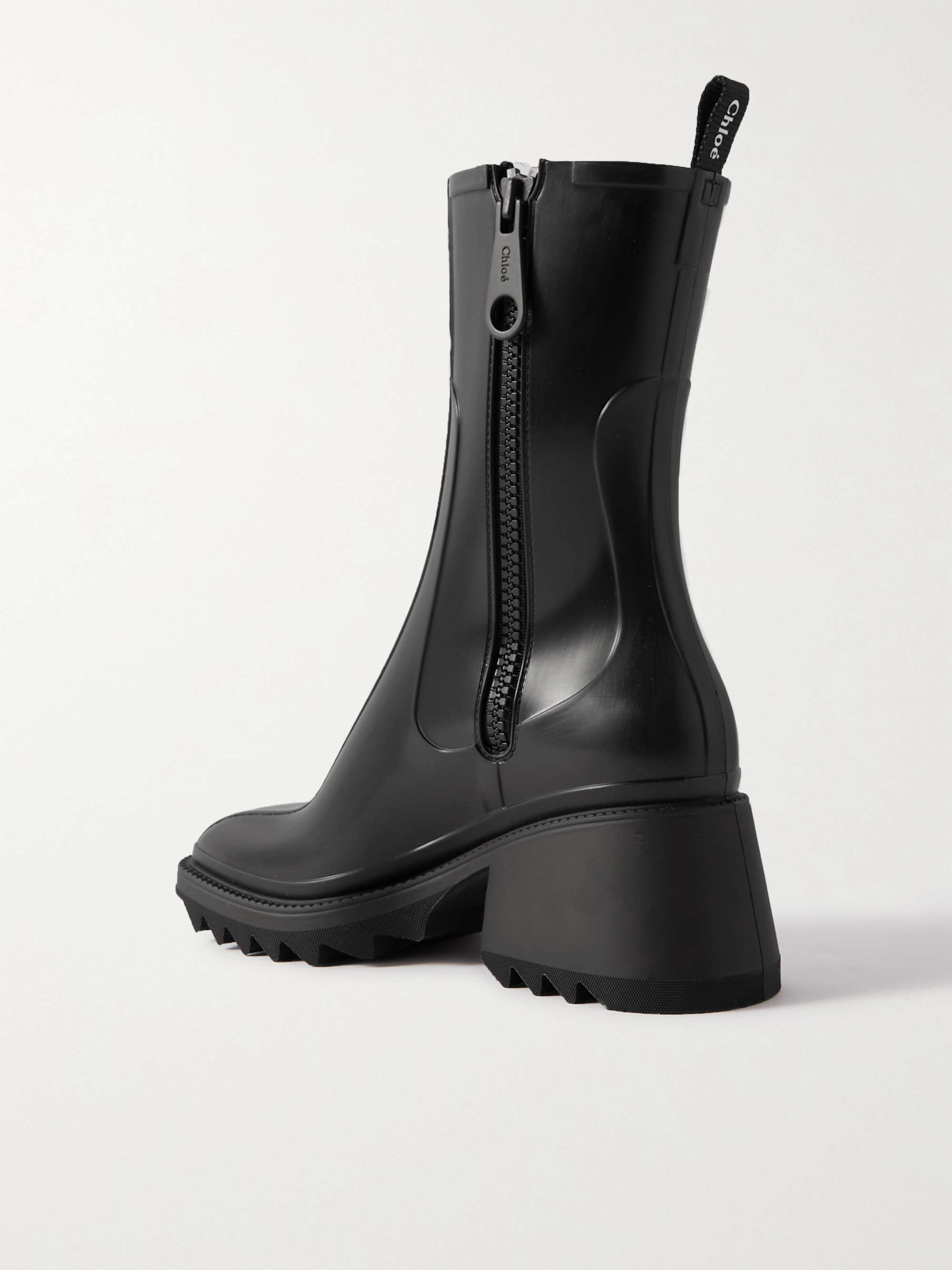 CHLOÉ Betty rubber ankle boots