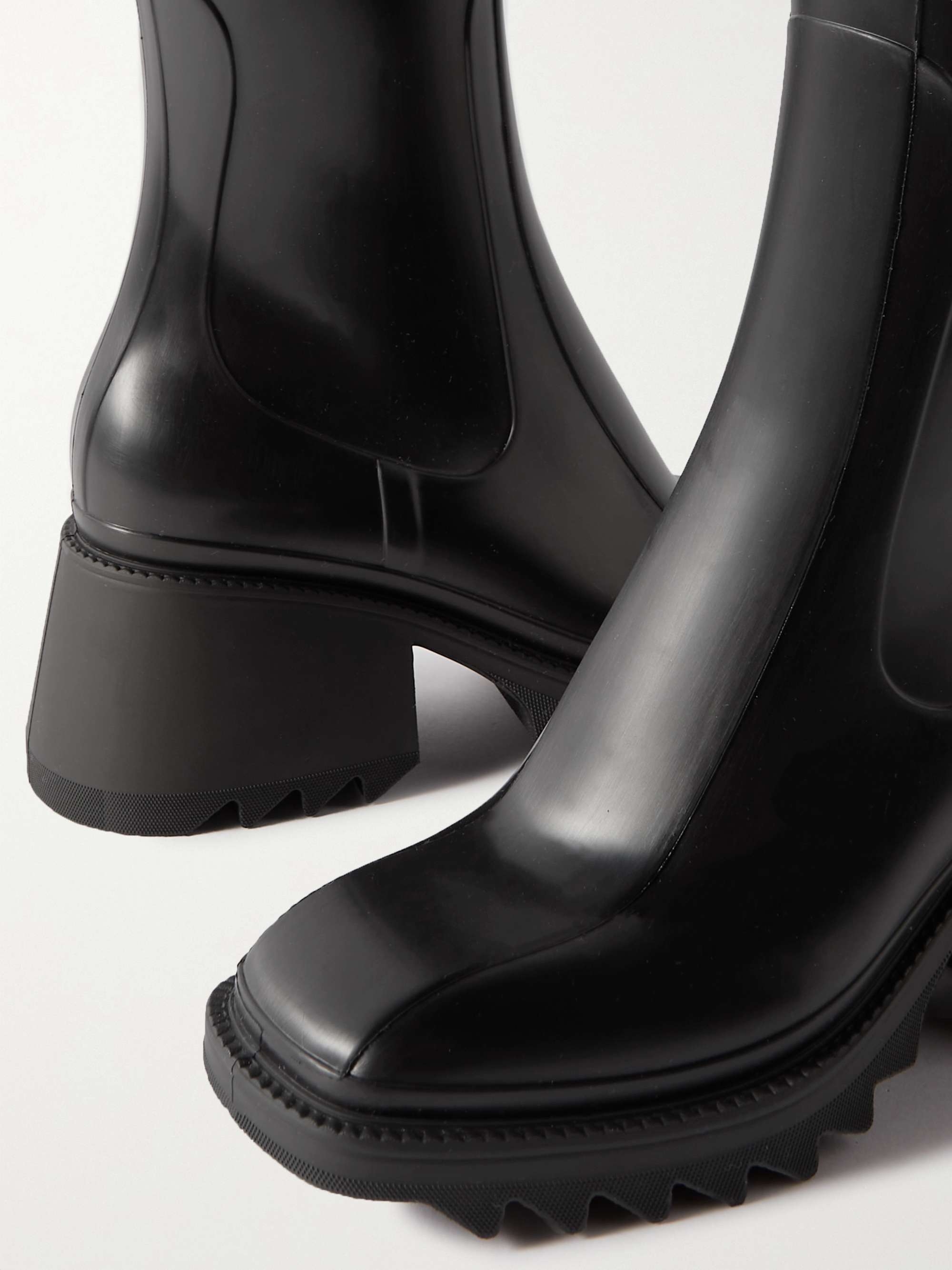 CHLOÉ Betty rubber ankle boots