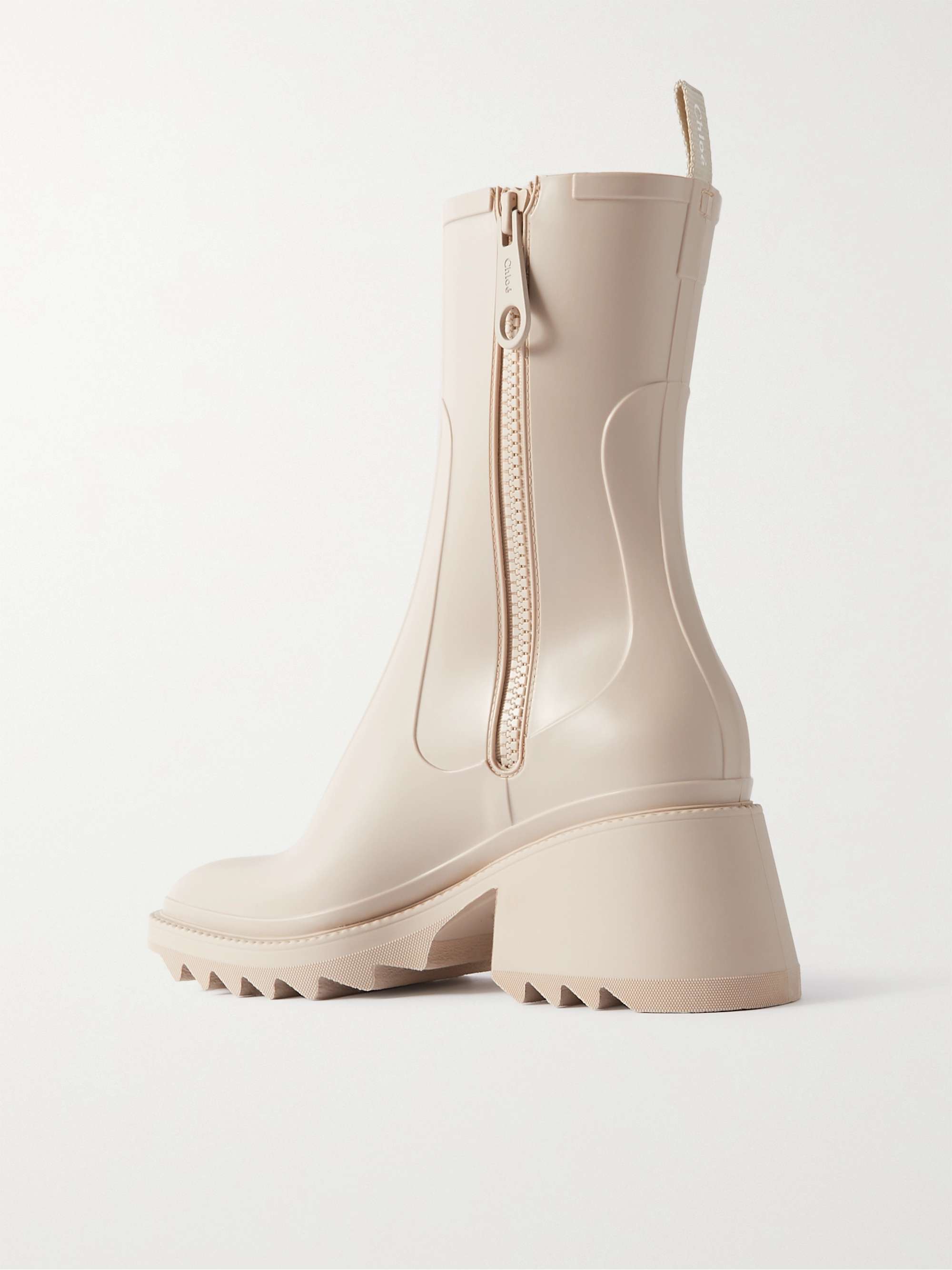 CHLOÉ Betty rubber ankle boots