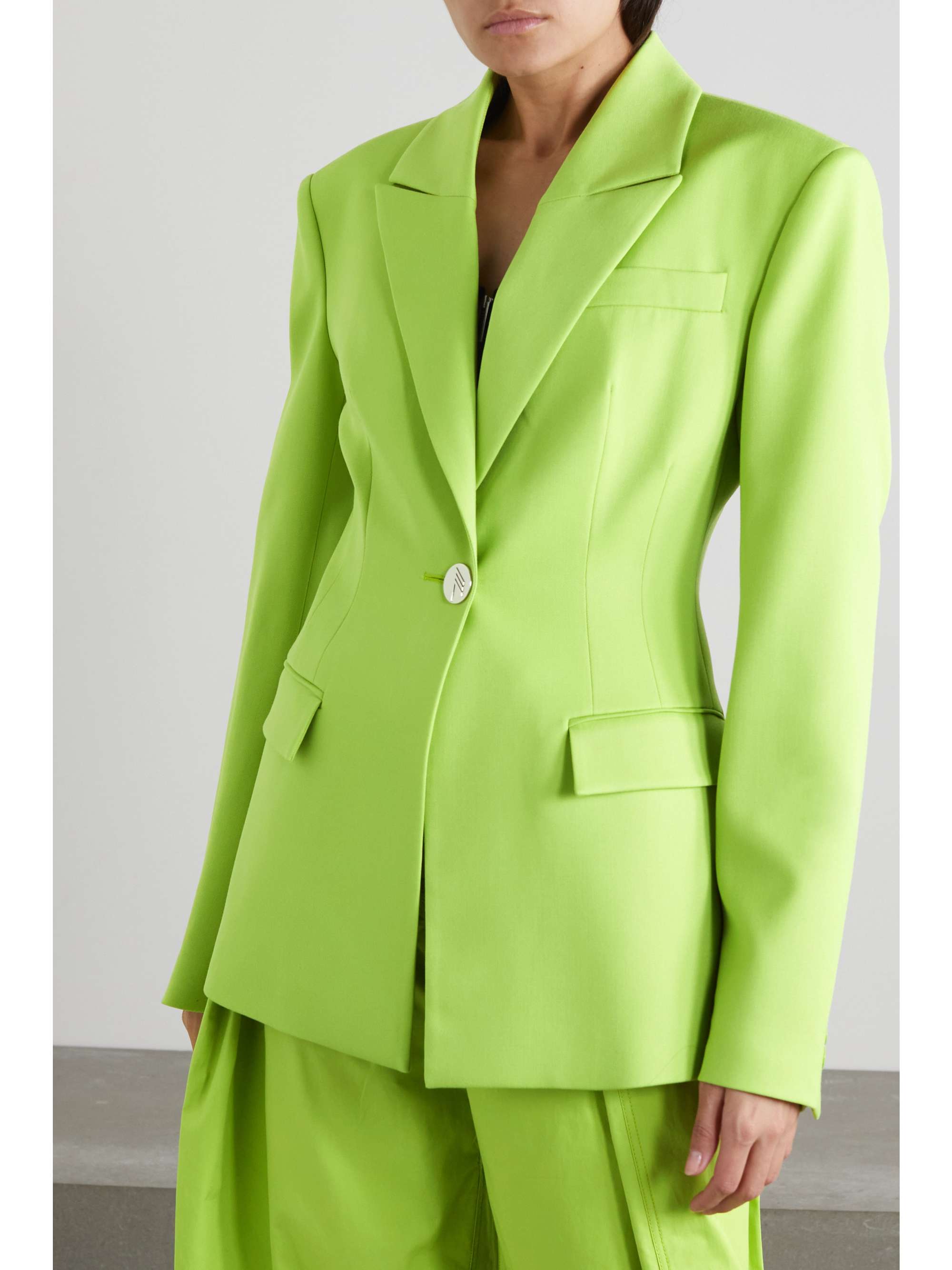 THE ATTICO Virgin wool blazer | NET-A-PORTER