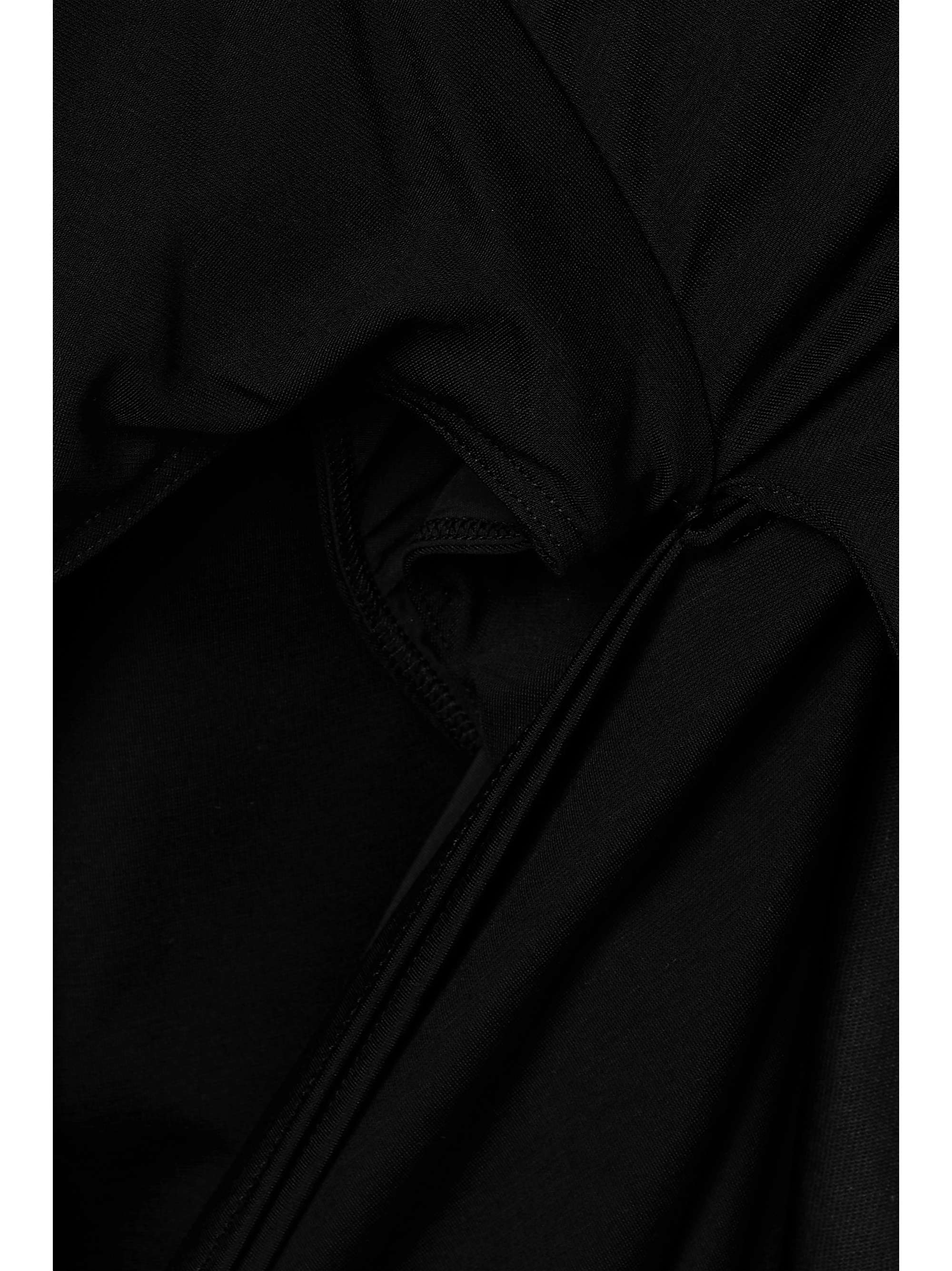 THE ATTICO Cutout draped ruched stretch-satin jersey mini dress