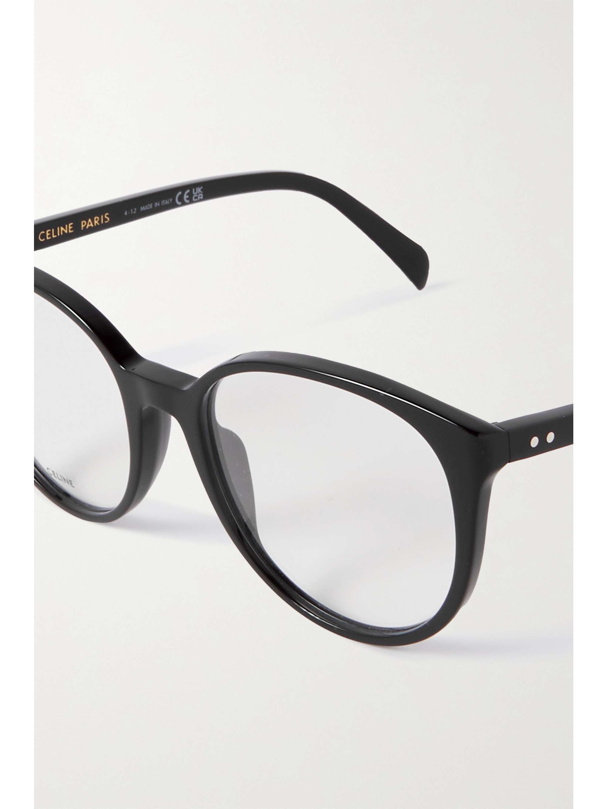 CELINE EYEWEAR Round-frame acetate optical glasses