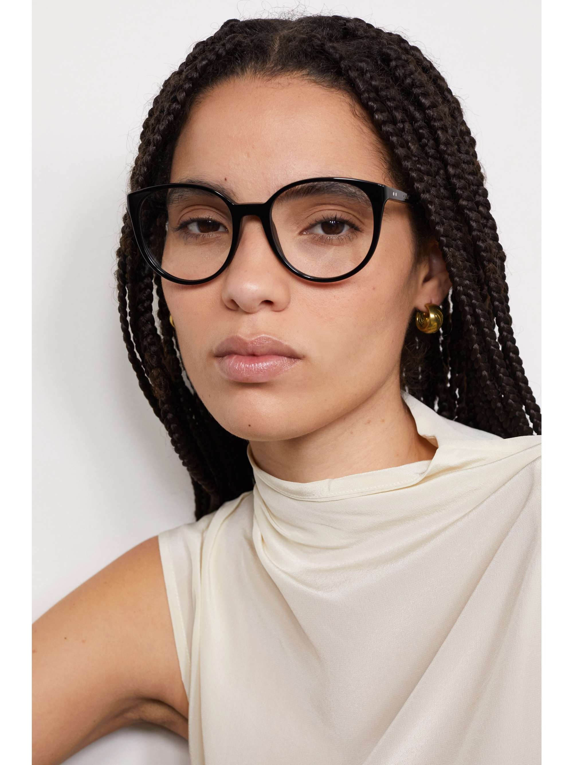 CELINE EYEWEAR Round-frame acetate optical glasses