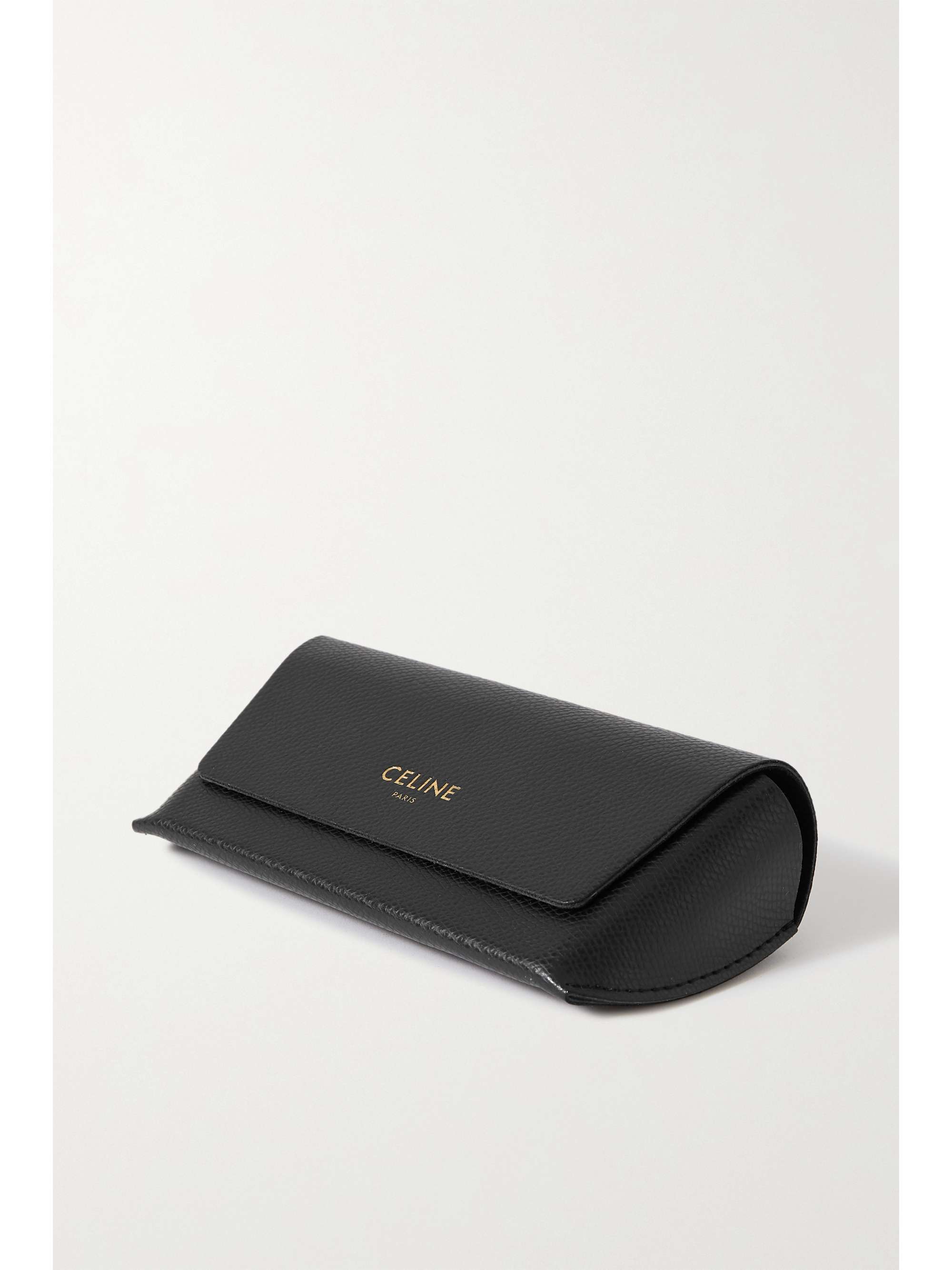 CELINE EYEWEAR Cat-eye tortoiseshell acetate and gold-tone sunglasses