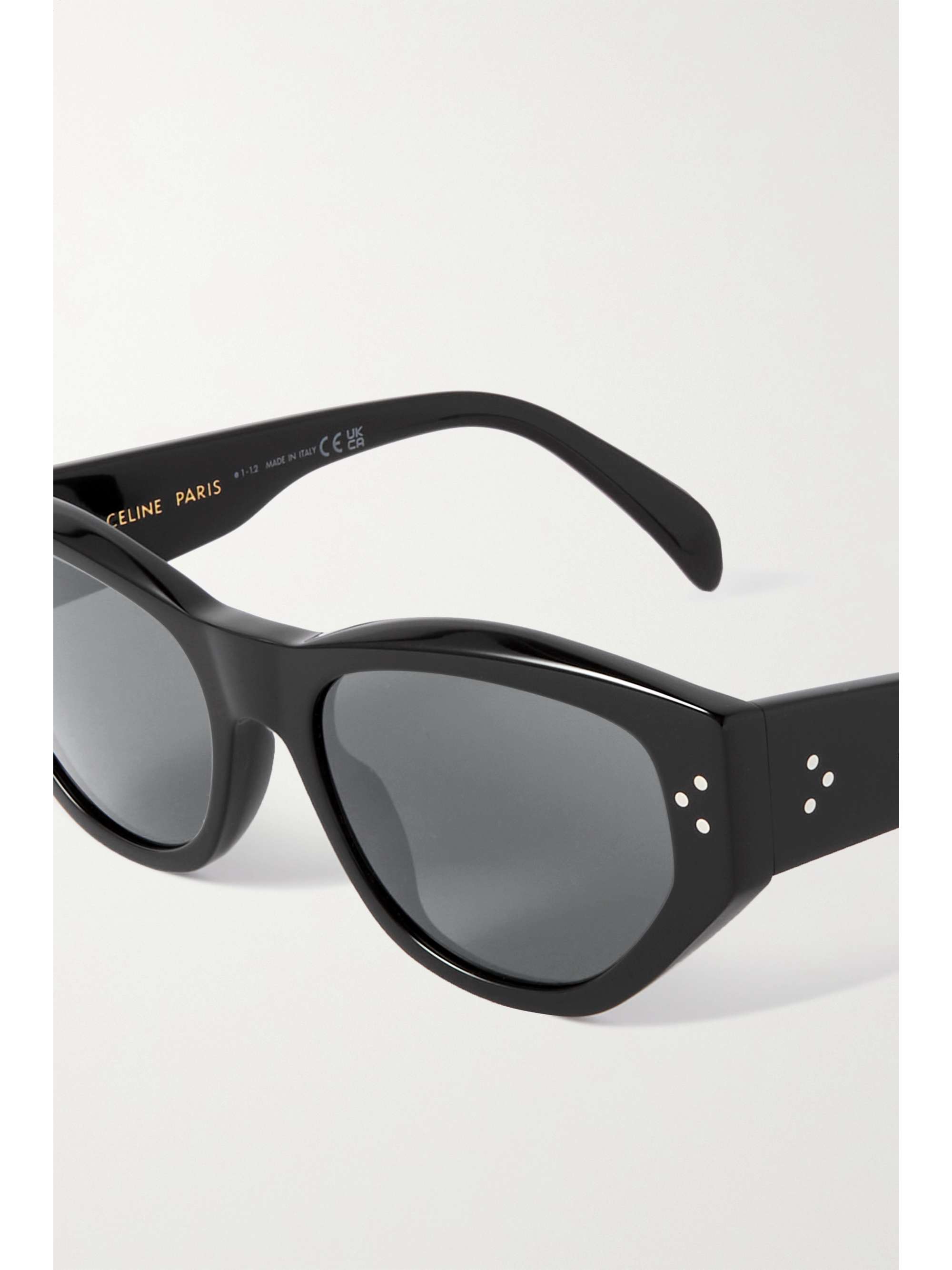 CELINE EYEWEAR Round-frame acetate sunglasses