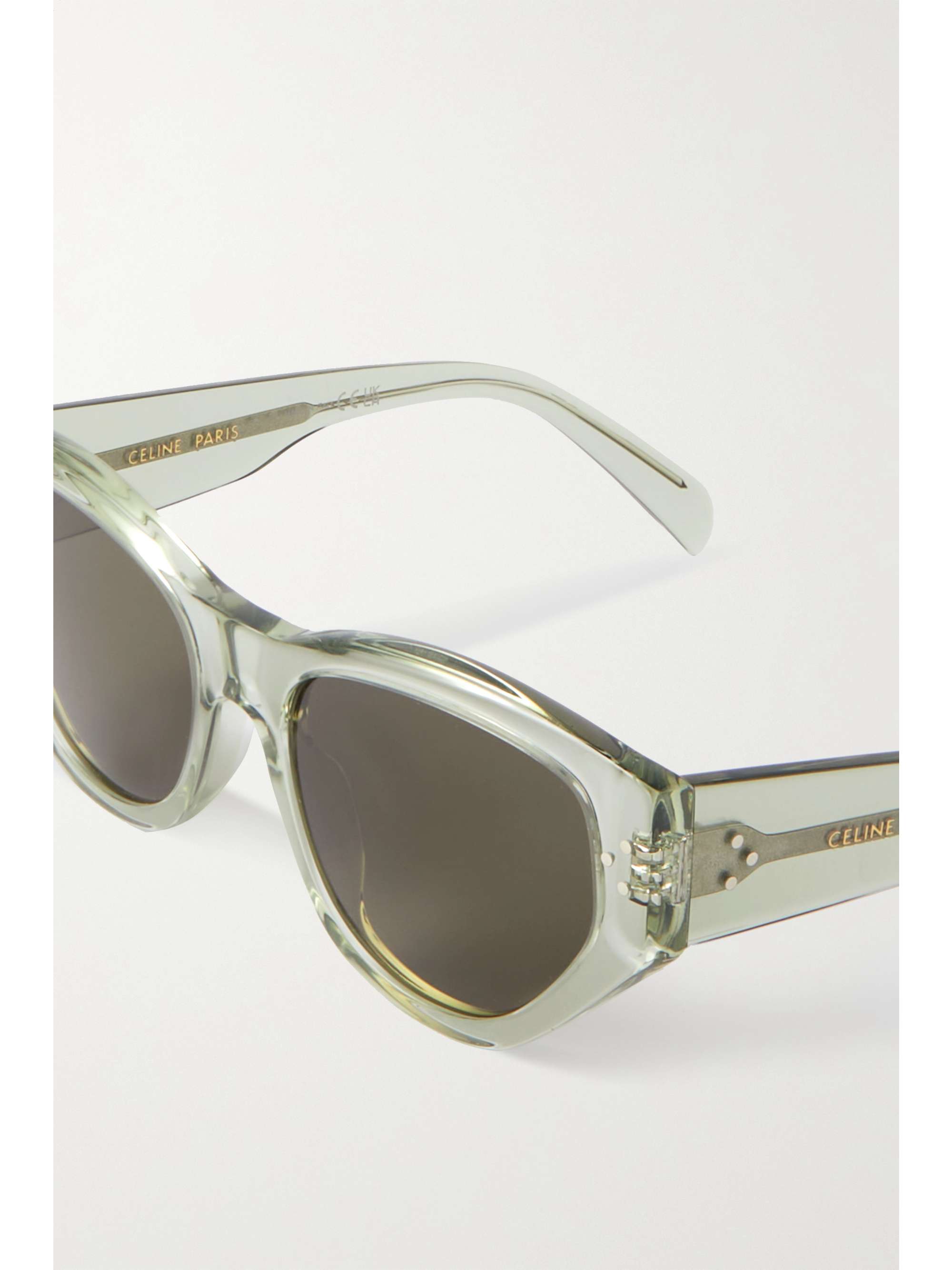 CELINE EYEWEAR Round-frame acetate sunglasses