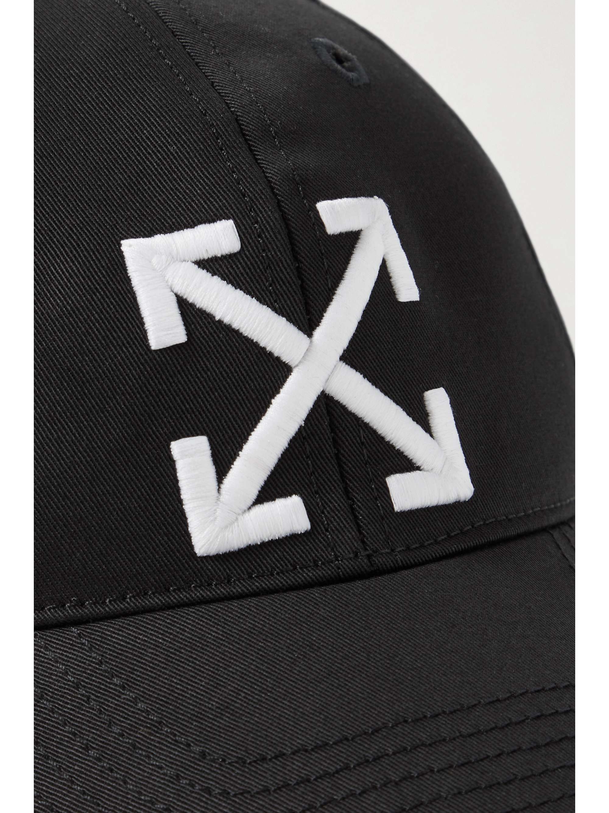 OFF-WHITE Baseballkappe aus Baumwoll-Twill mit Stickerei