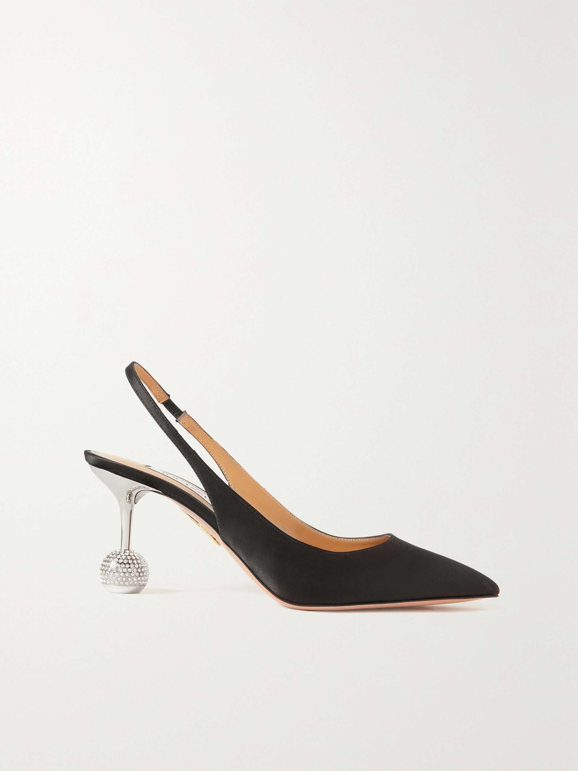 satin slingback shoes