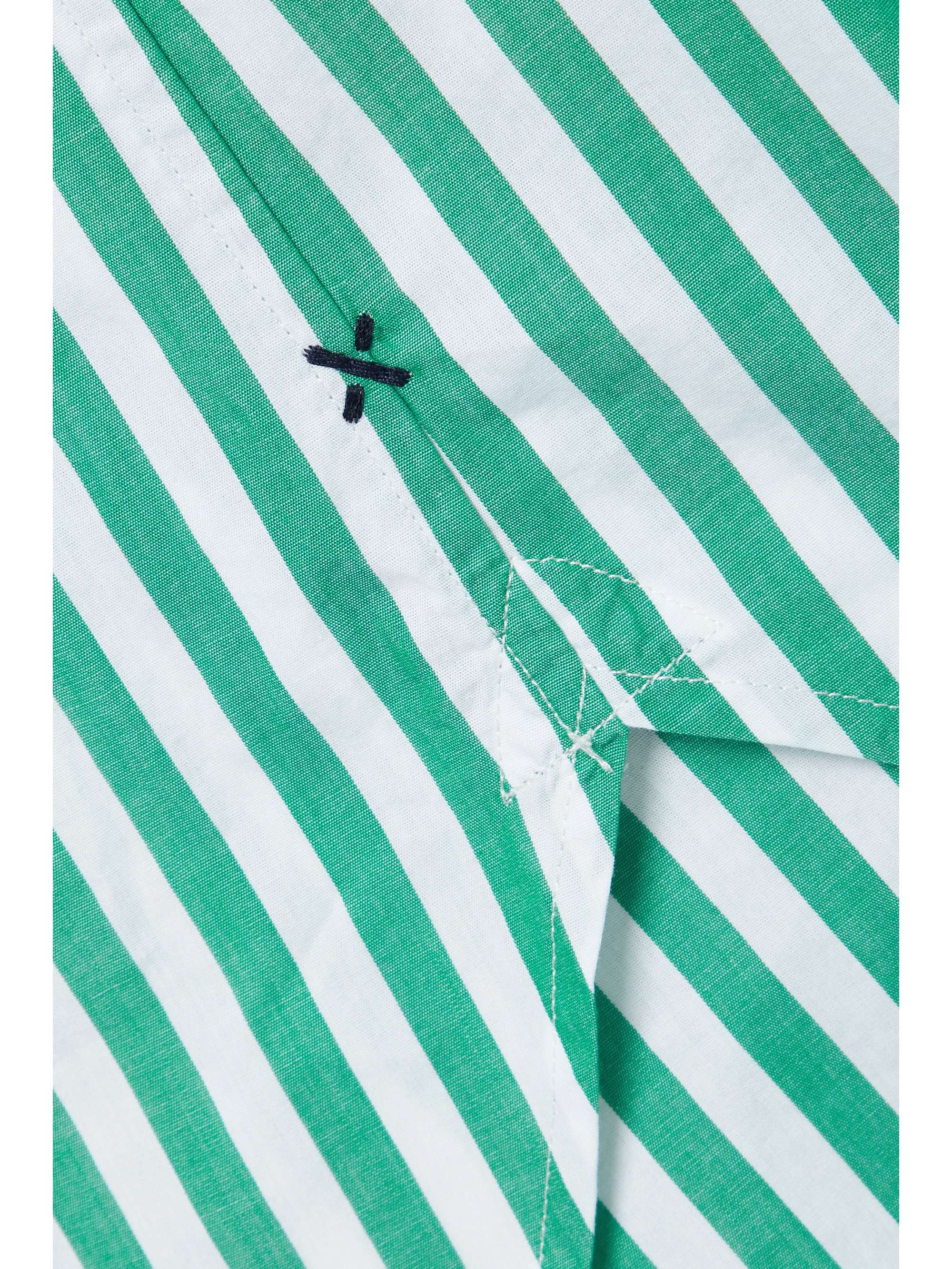 ALEX MILL Jane striped cotton-poplin shirt