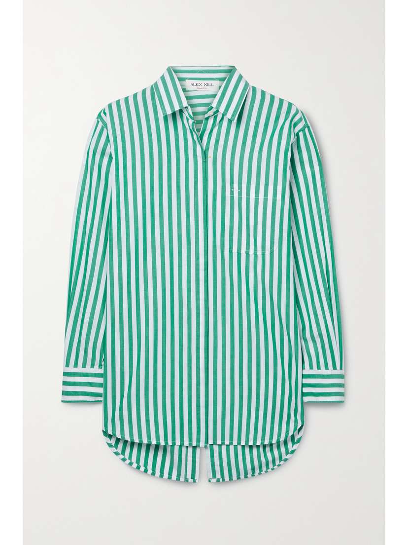 Alex Mill Jane Striped Cotton-poplin Shirt