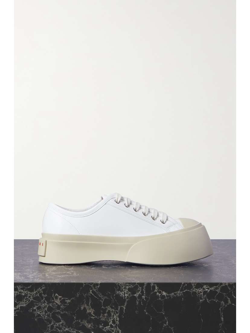 Marni Pablo Leather Platform Sneakers - Women's Shoes