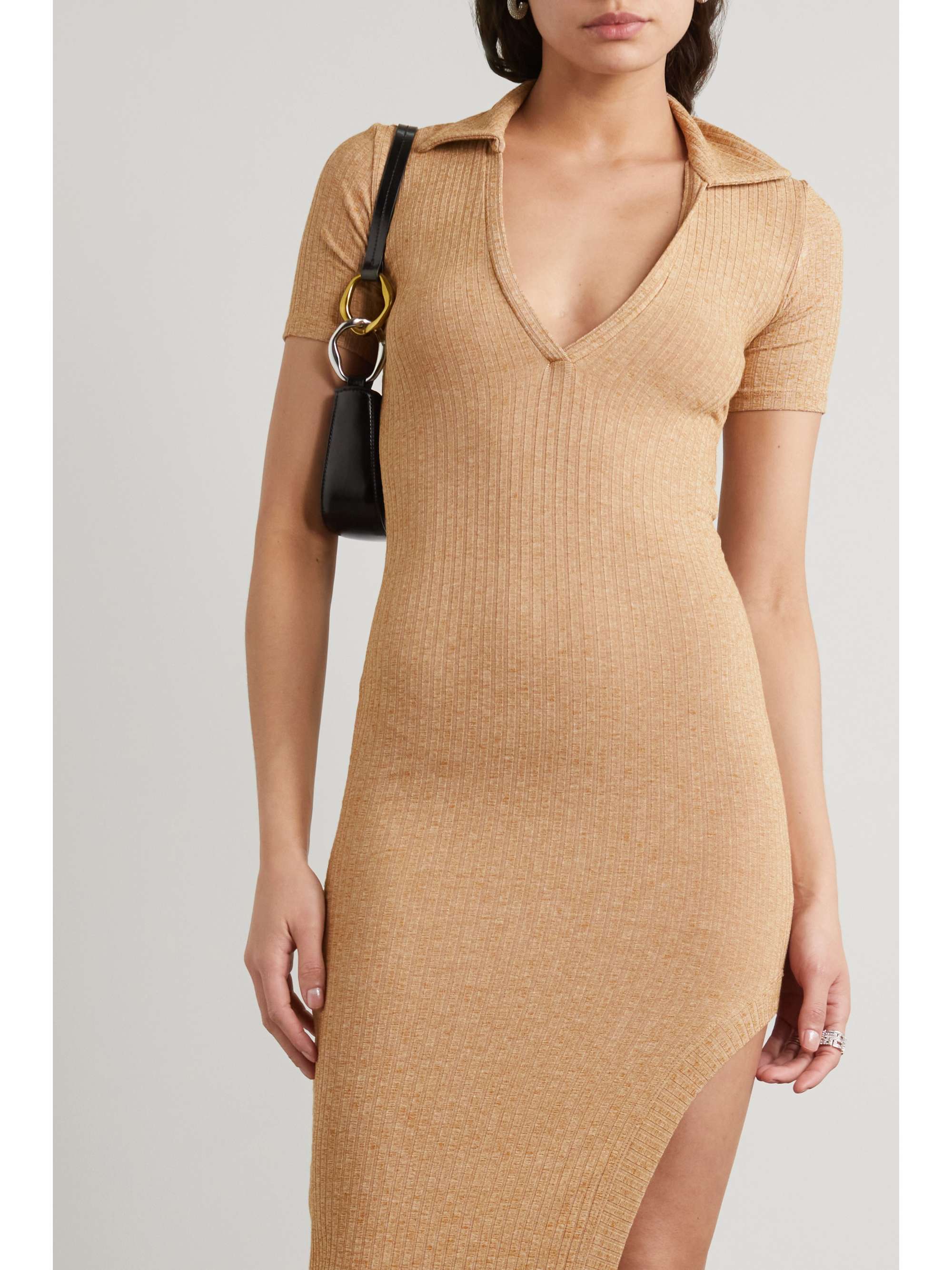 ALIX NYC Spencer ribbed stretchjersey midi dress NETAPORTER