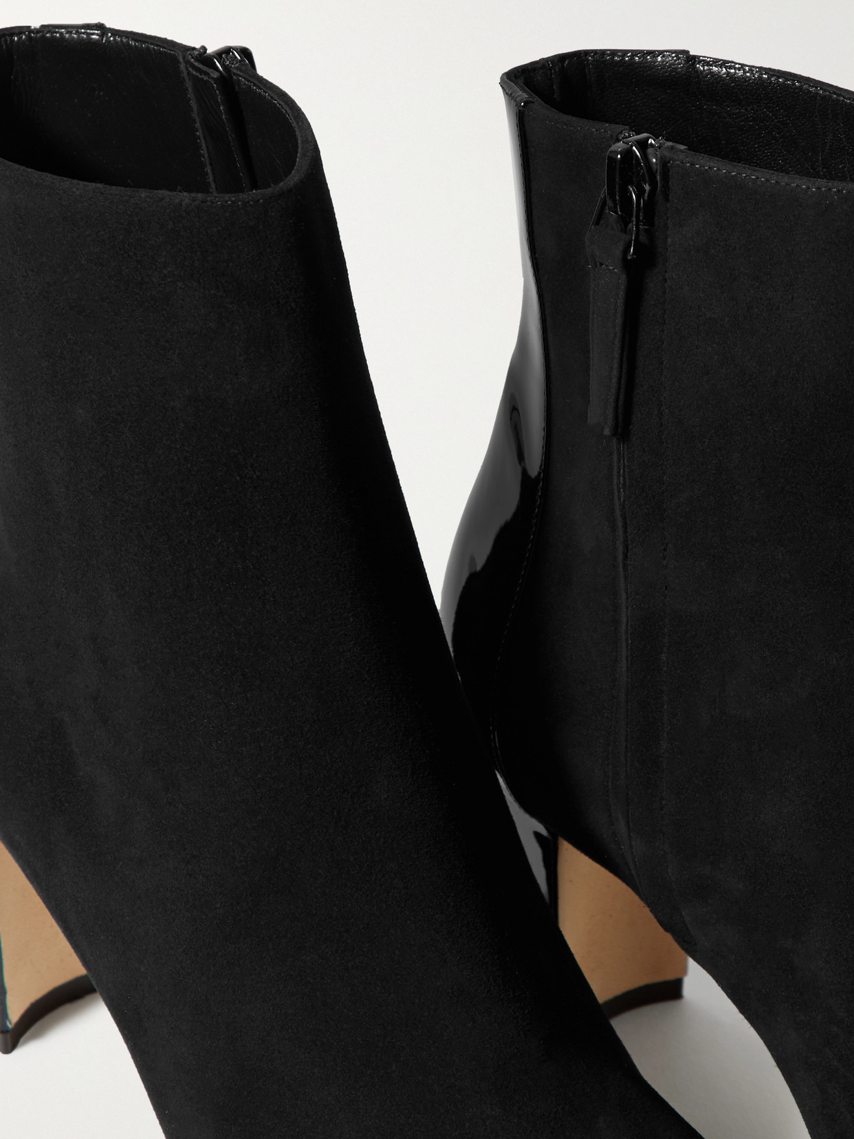 Rosie 70 Patent-Leather And Ankle Boots