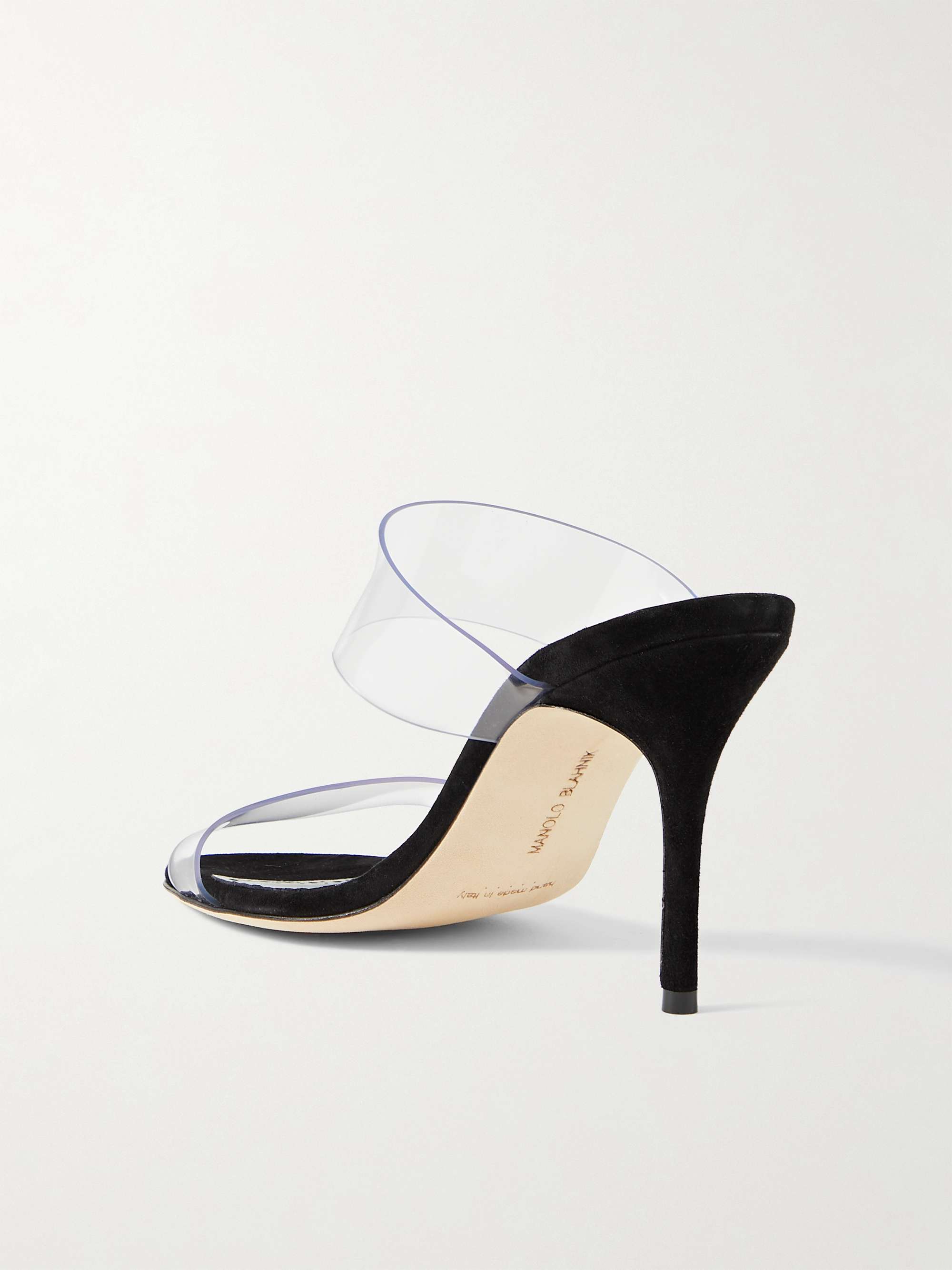 MANOLO BLAHNIK Mules en PVC Scolto 90